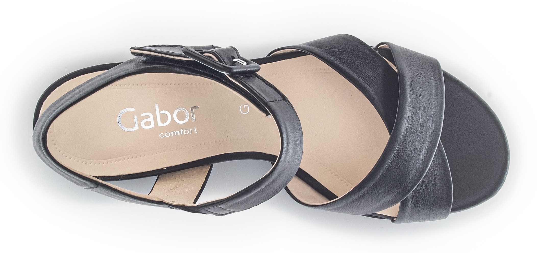 Gabor Sandalette »TUNIS«, Sommerschuh, Sandale, Blockabsatz, in Weite G (=weit)