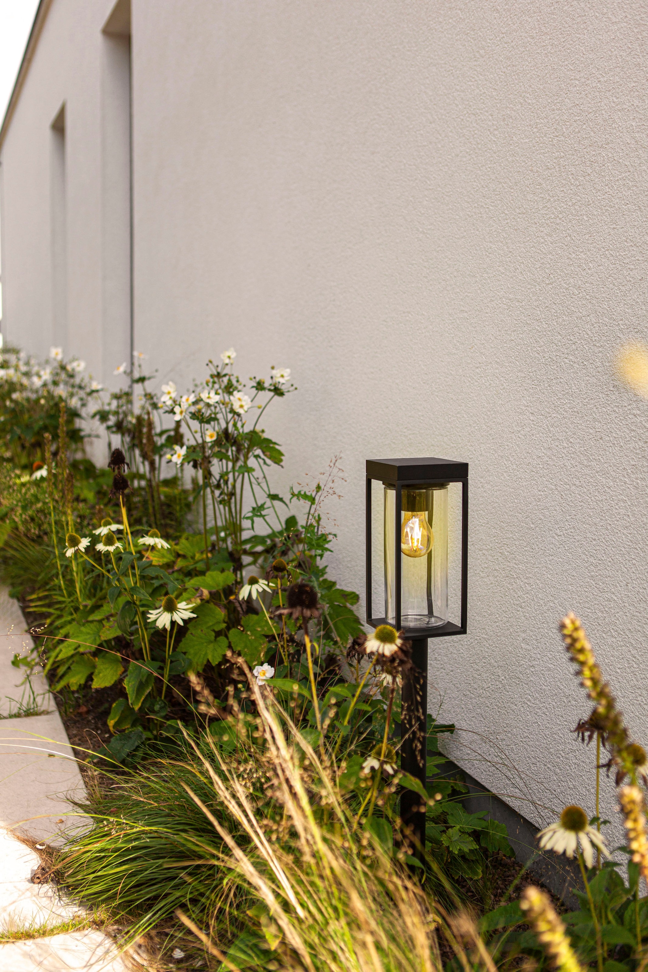 LUTEC LED Solarleuchte »FLAIR«, Leuchtmittel E27 | Leuchtmittel wechselbar