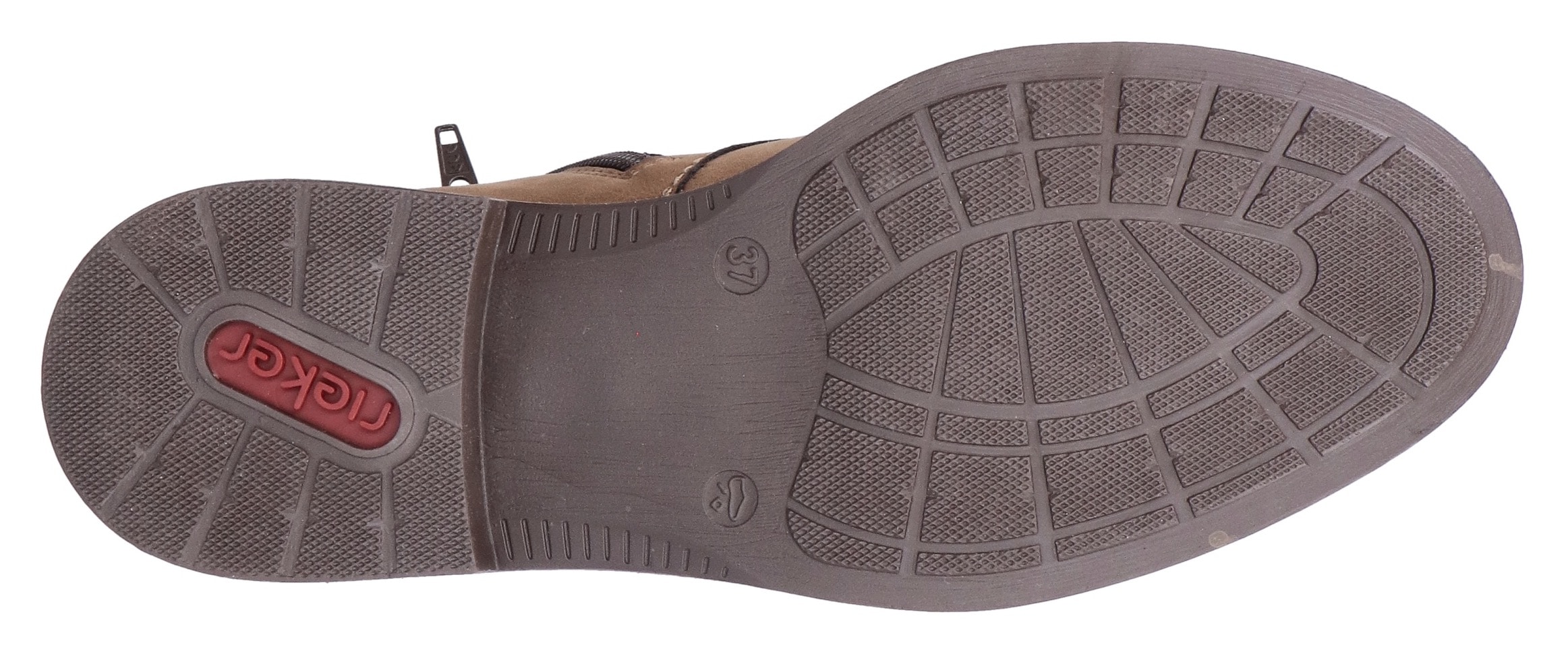Rieker Schnürstiefelette, Schnürboots, Casual-Boots in aktueller Used-Optik