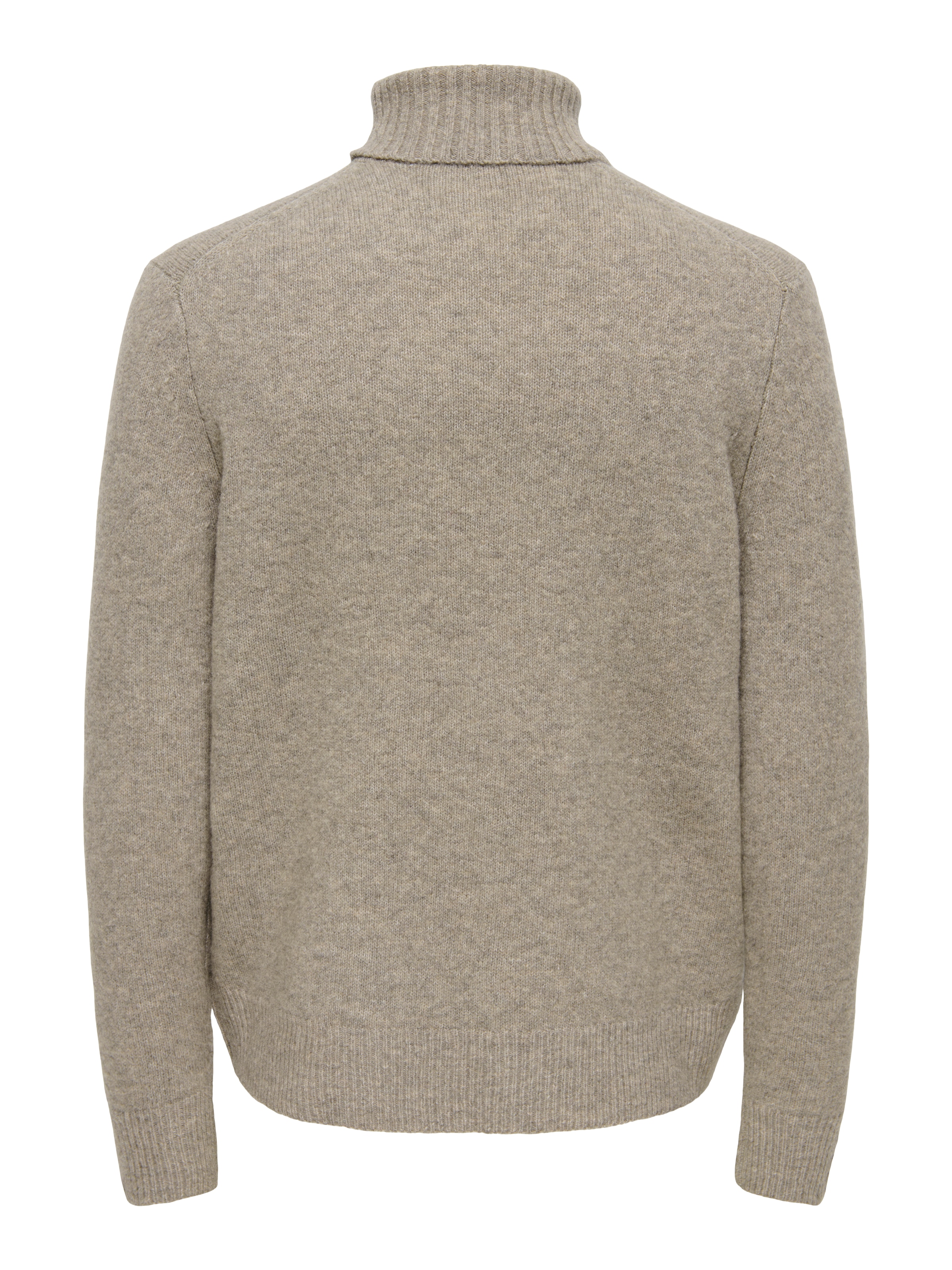ONLY & SONS Rollkragenpullover »ONSRAY REG LS ROLL KNIT FRML« Materialmix, regular fit