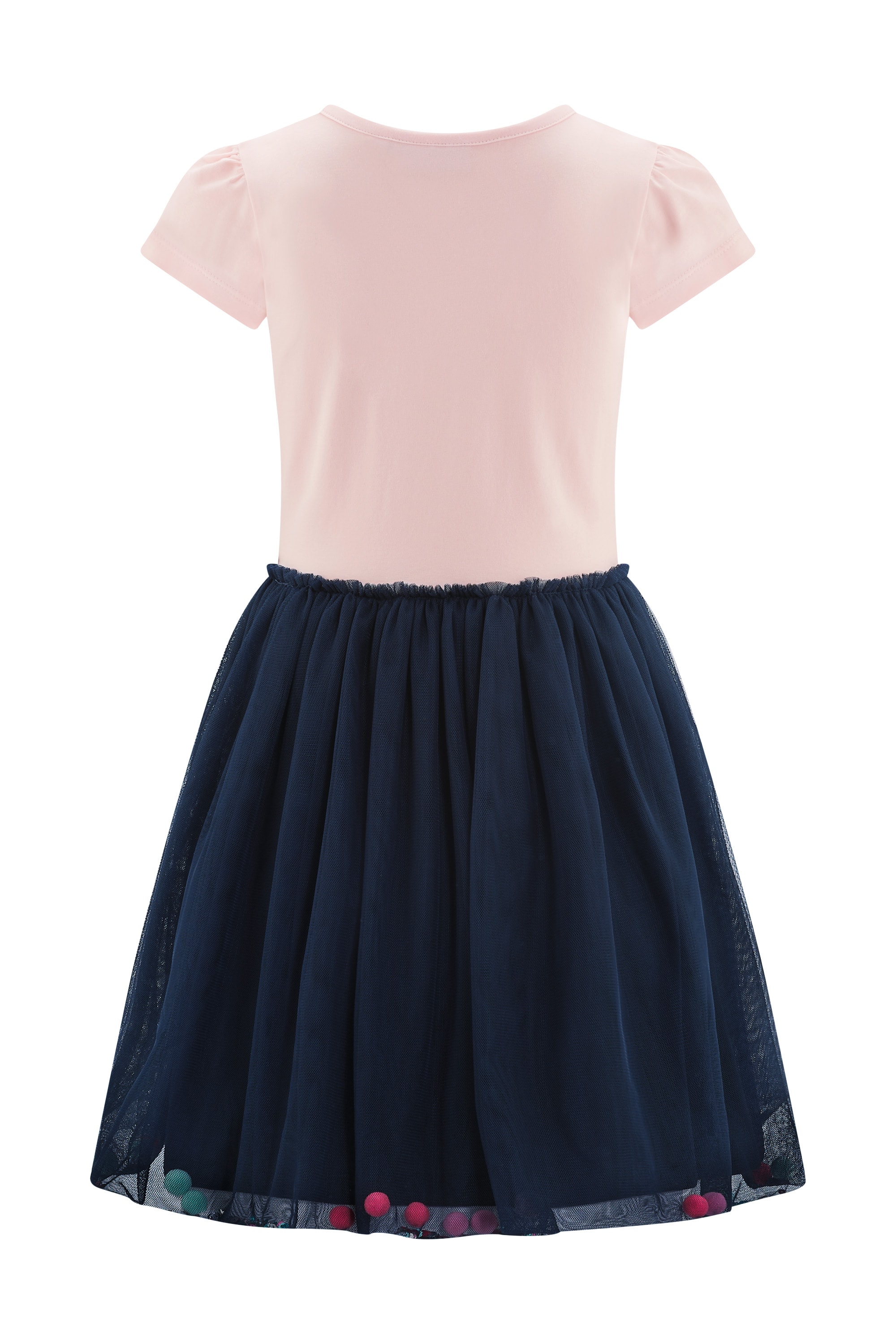 happy girls Jerseykleid mit angesetztem Tüllrock mit wunderschönem Saumdetail