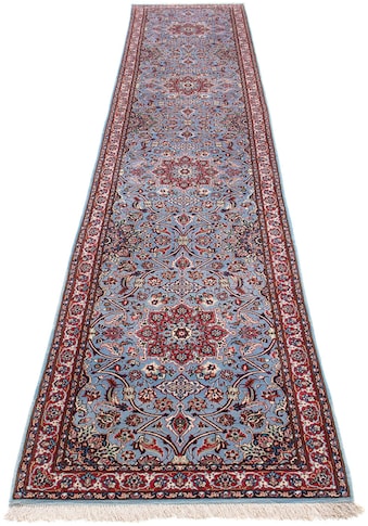 Orientteppich »Perser - Isfahan - Premium - 438 x 80 cm - lila«, rechteckig