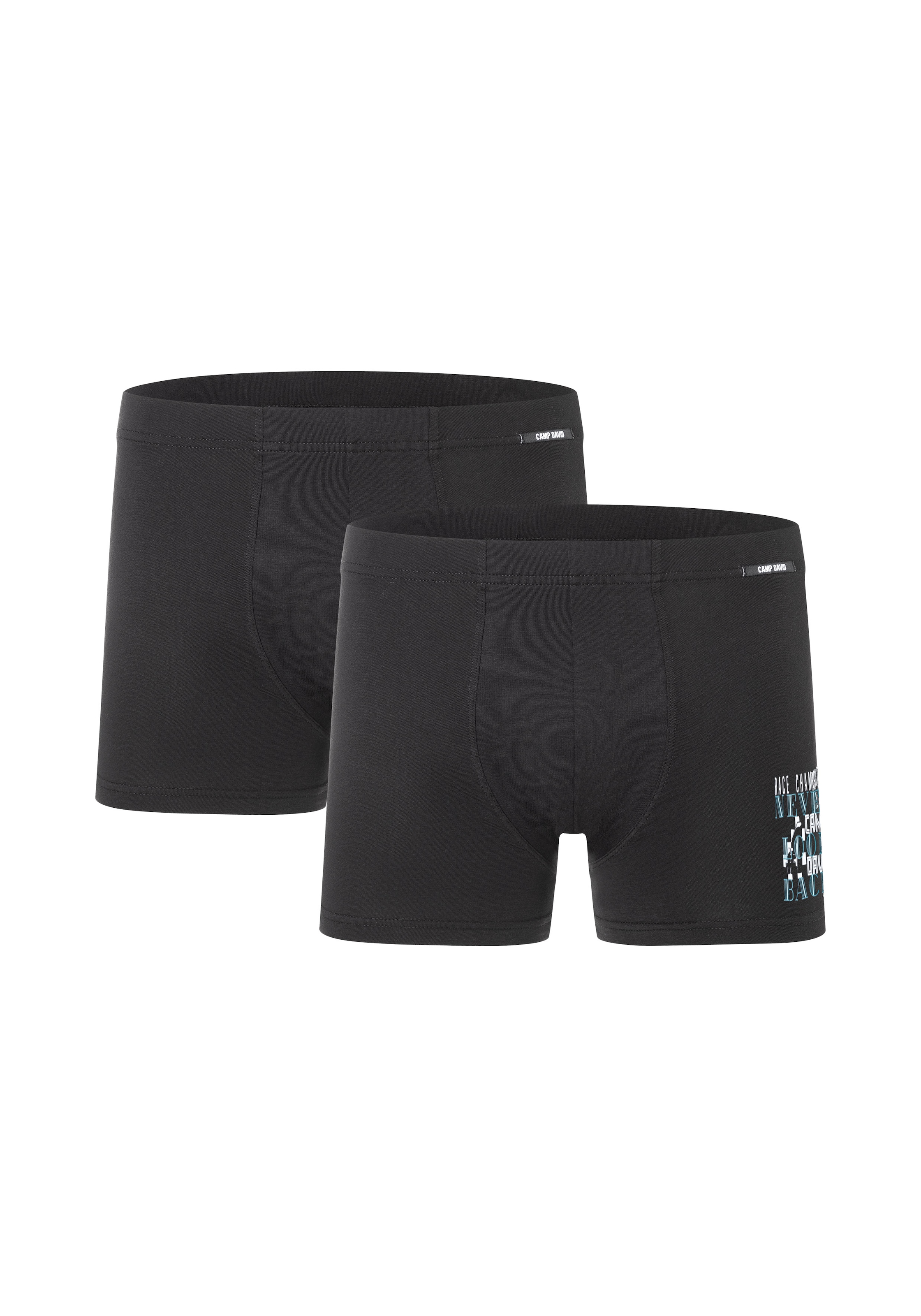 CAMP DAVID Boxershorts »casual« 2er Pack,  mit elastischem Bund