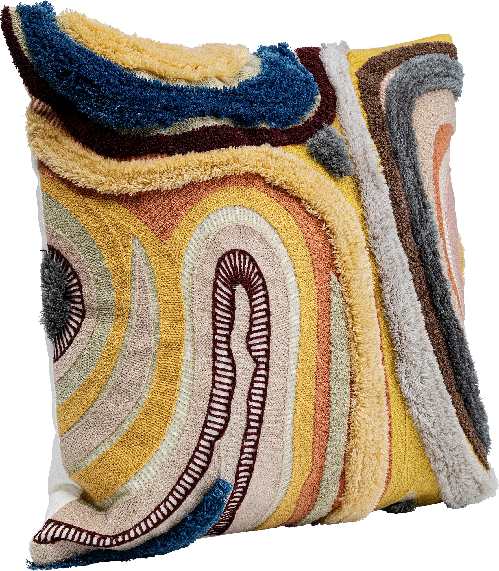 Kare Design Dekokissen »Lava, Kissenhülle mit Füllung, 45x45 cm« stützt Kopf und Nacken angenehm und sorgt für erholsamen Schlaf