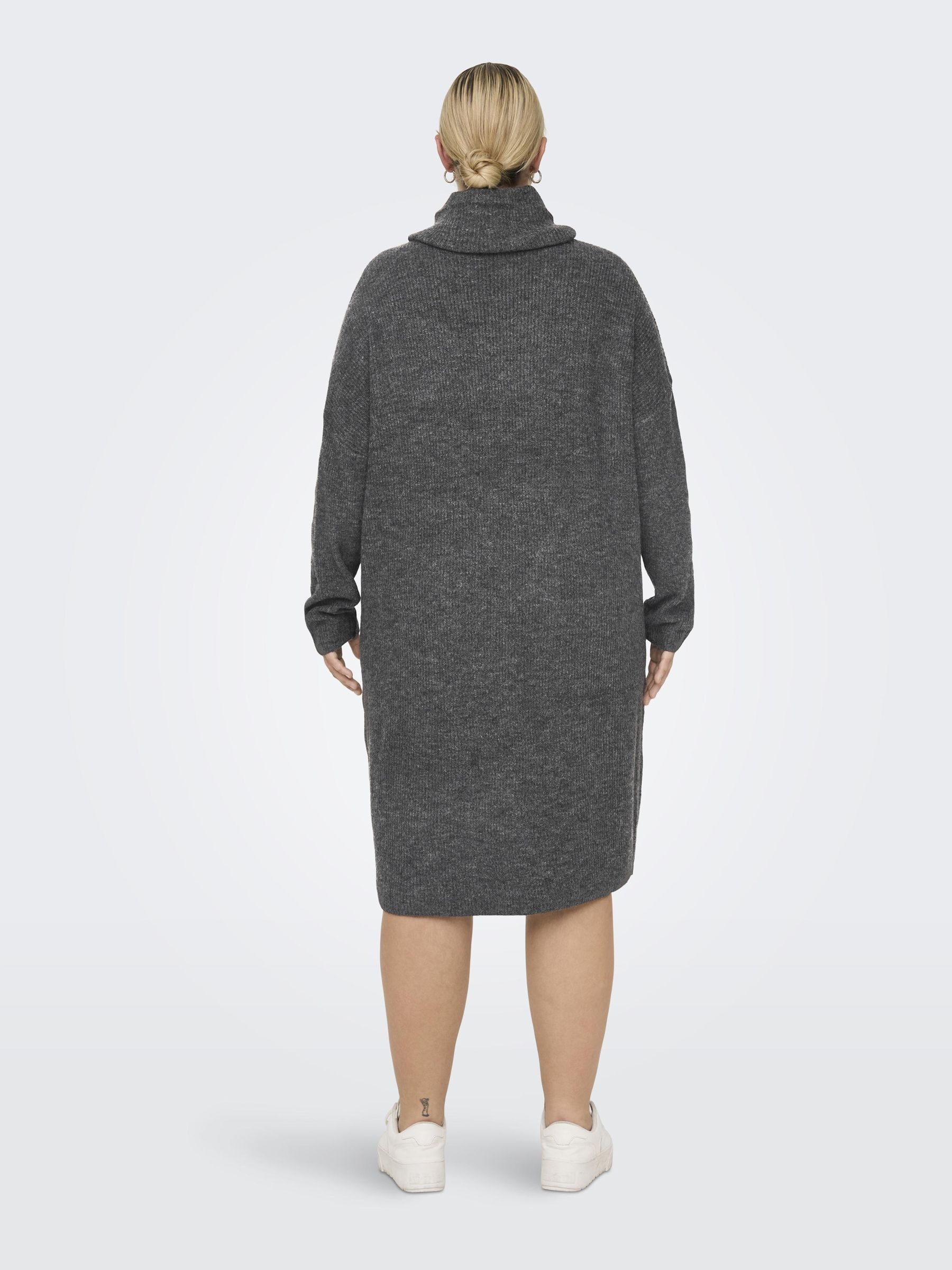 ONLY CARMAKOMA Strickkleid »CARJANA L/S COWLNCK DRESS WOOL KNT«