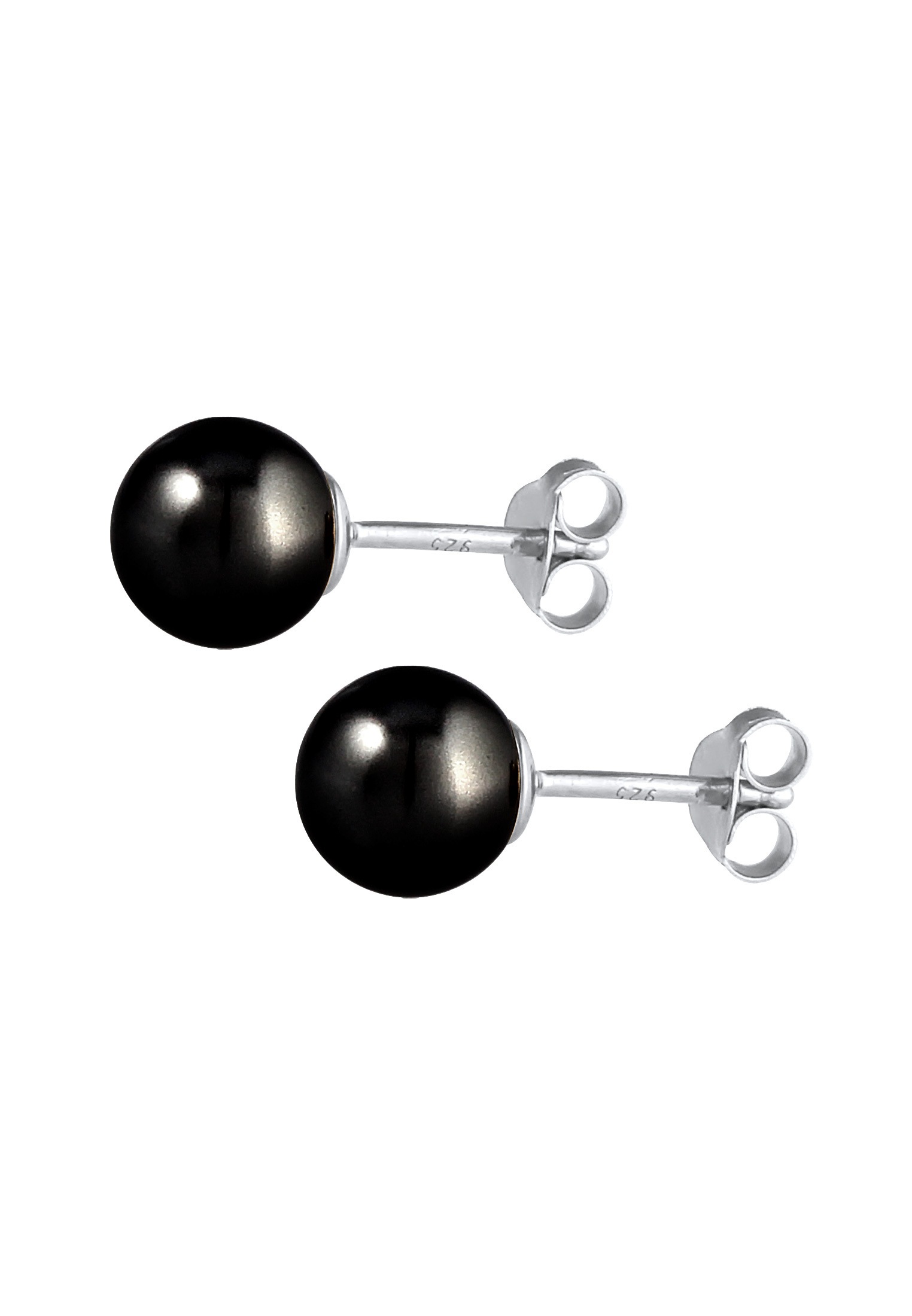Nenalina Paar Ohrstecker »Ohrringe Basic Synthetische Perle 925 Silber«