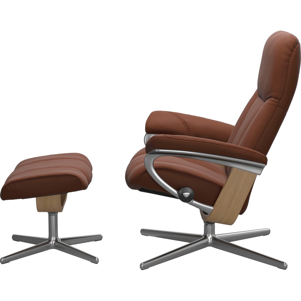 Stressless® Relaxsessel »Consul«, (Set, Relaxsessel mit Hocker)