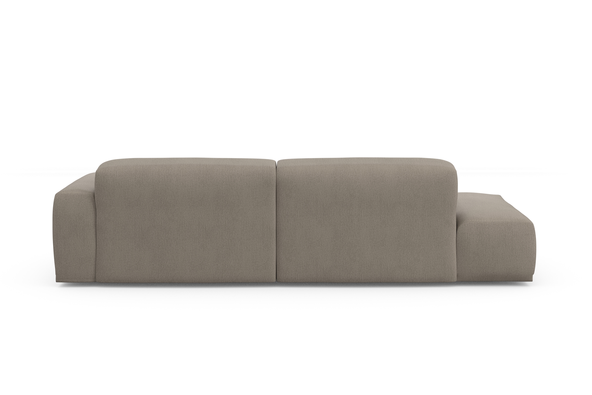 TRENDMANUFAKTUR Ecksofa Braga, aus 2 Teilen, moderner Cord-Stoff