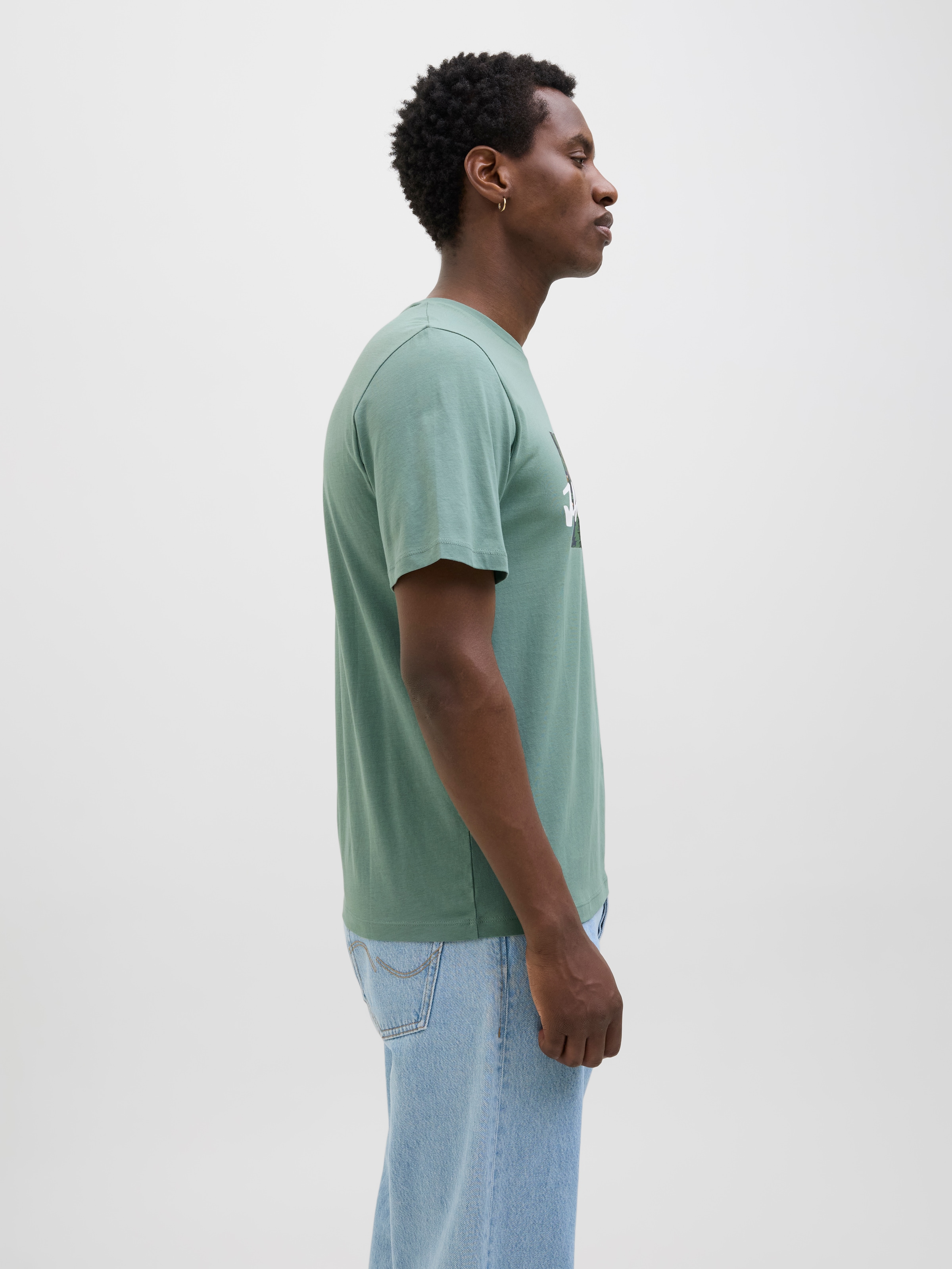 Jack & Jones Print-Shirt »JJHAWAII SHAPE TEE SS CREW NECK«