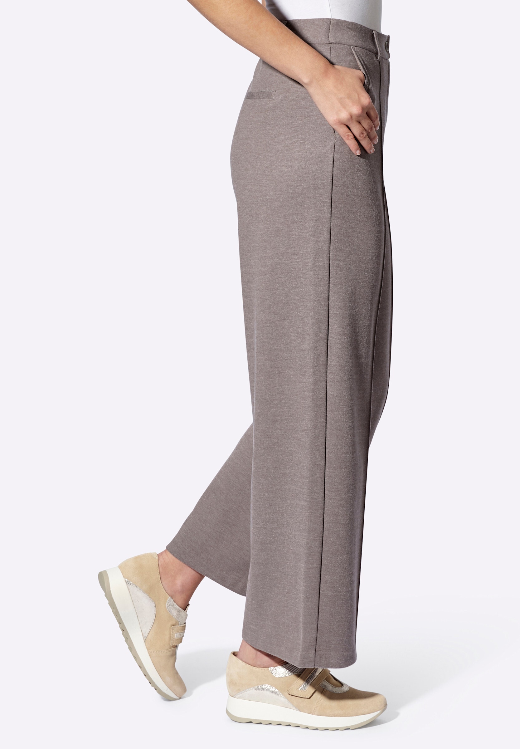 heine Jerseyhose »Jersey-Hose Jerseyhose mit rückwärtigem Dehnbund«