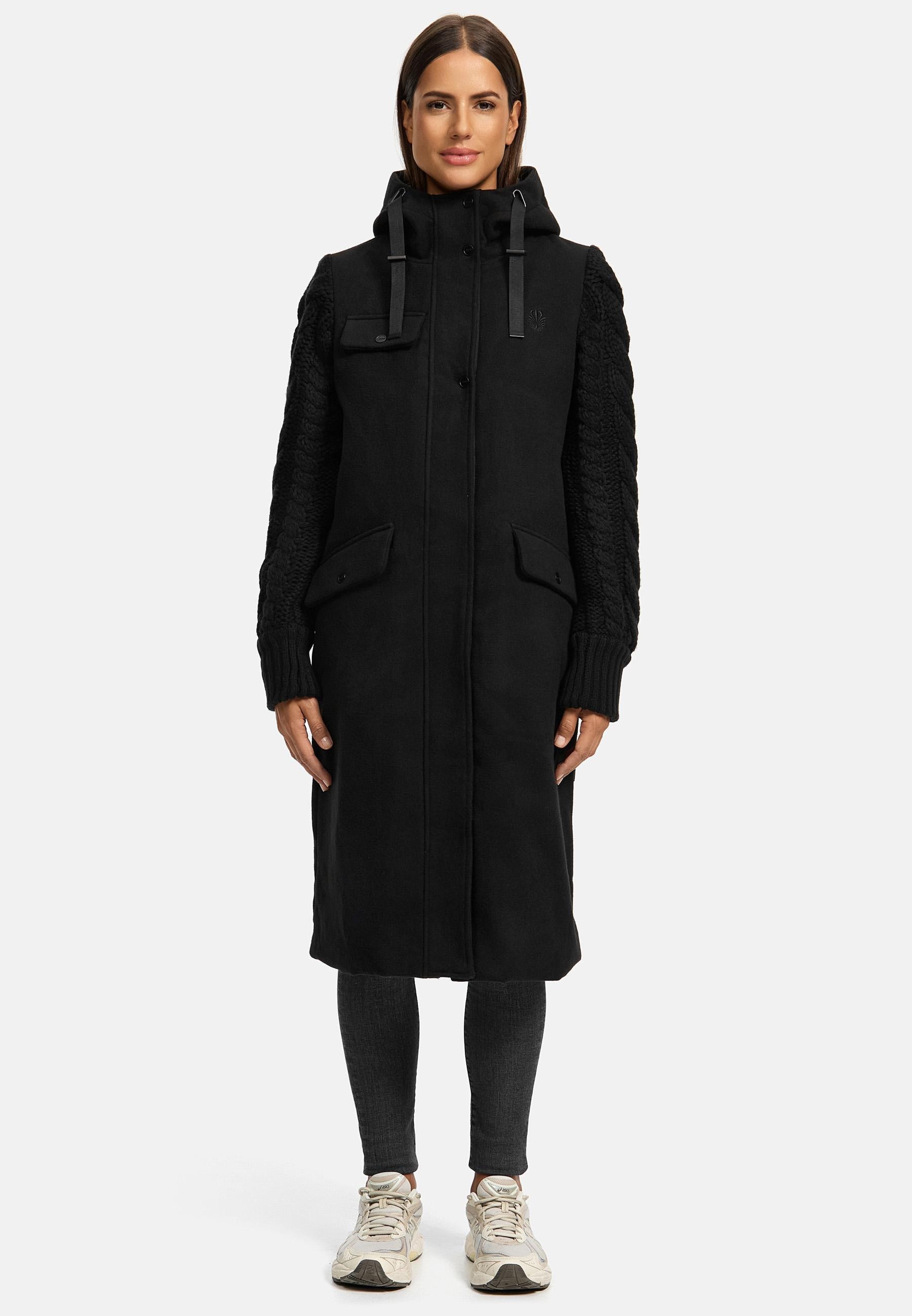 Navahoo Kurzmantel »Wintermantel Knit Babe 14«