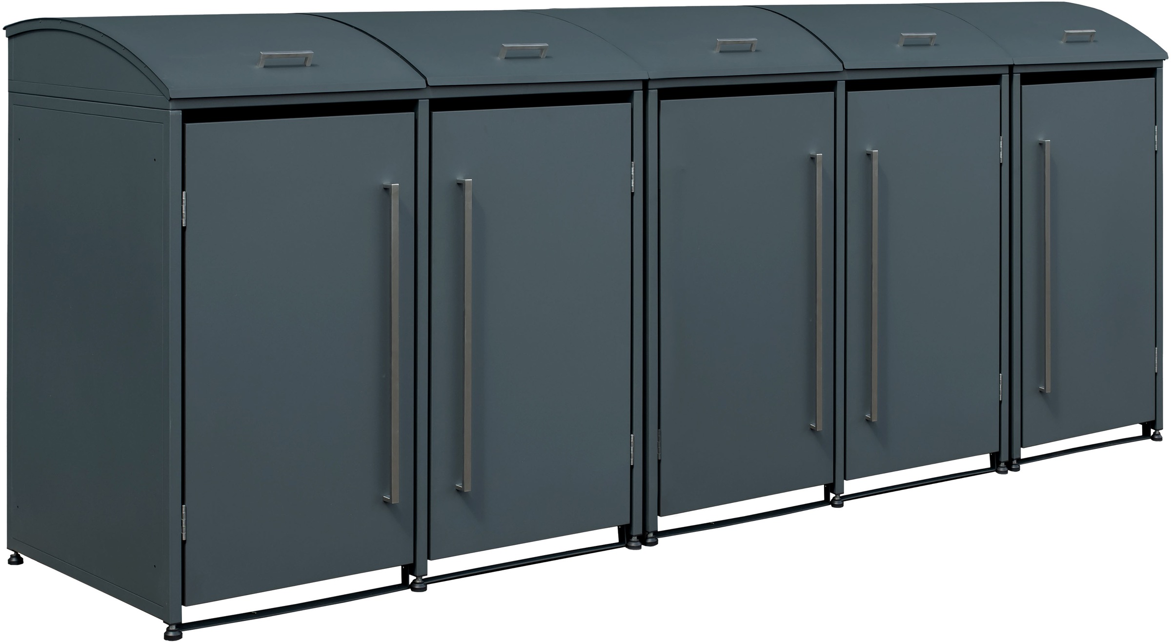 WESTMANN Mülltonnenbox »Moderna 5« Platz für 5 Mülltonnen je 240 L, BxHxT: 350x83x135 cm
