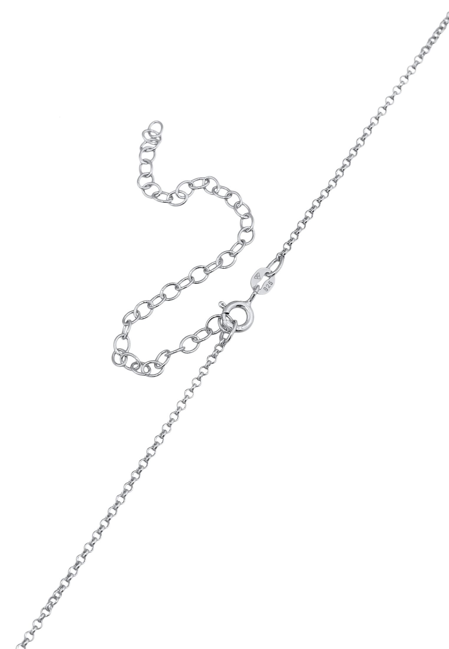 Elli Bauchketten und Fußketten Set »Schmuckzubehör Taillenkette Body Chain Kugelkette Kristall 925 Silber«