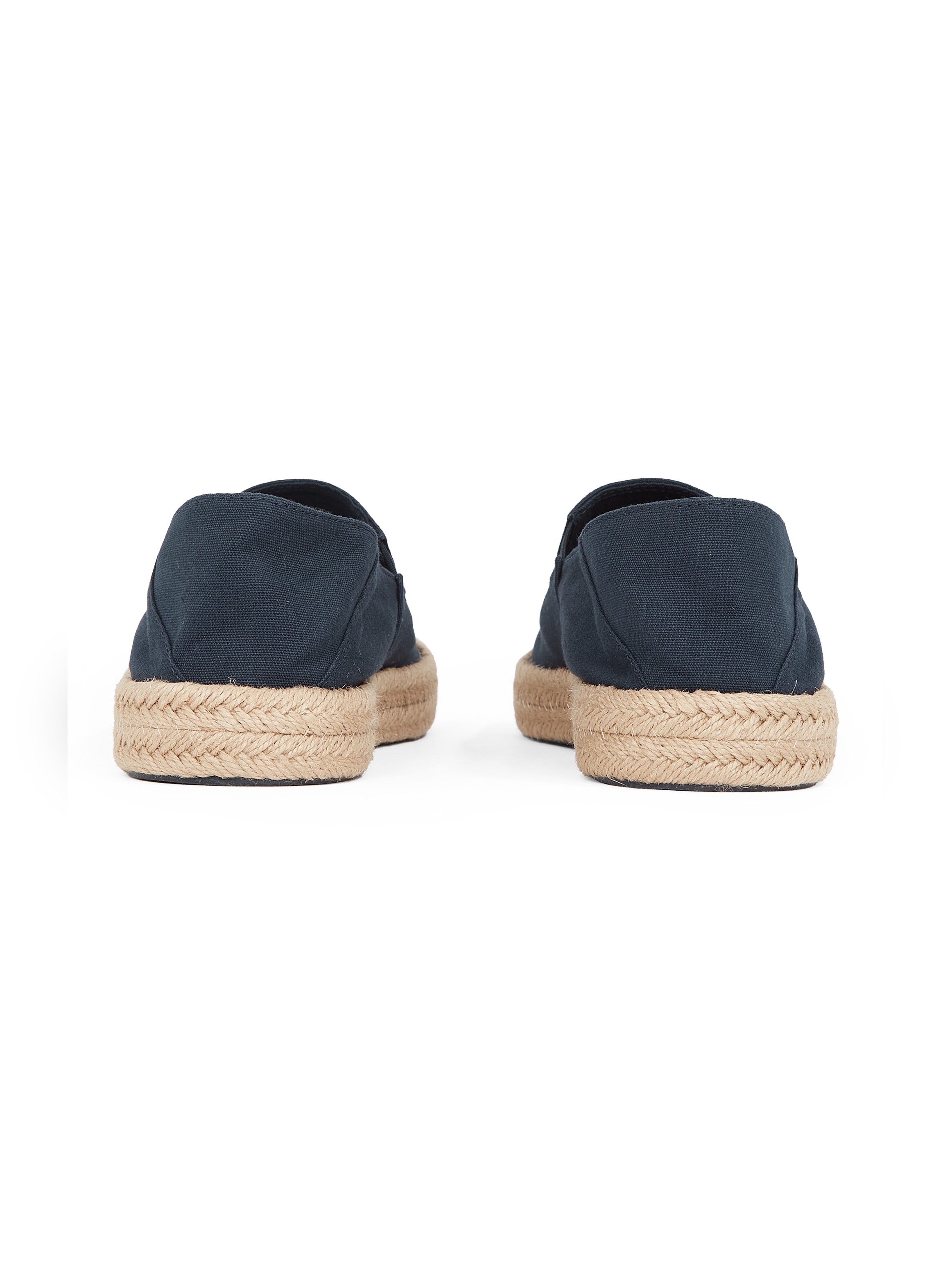 Calvin Klein Jeans Espadrille »INJ ESPADRILLE CV«, Schlupfschuh, Sommerschuh, Slipper mit Bastbesatz, schmale Form
