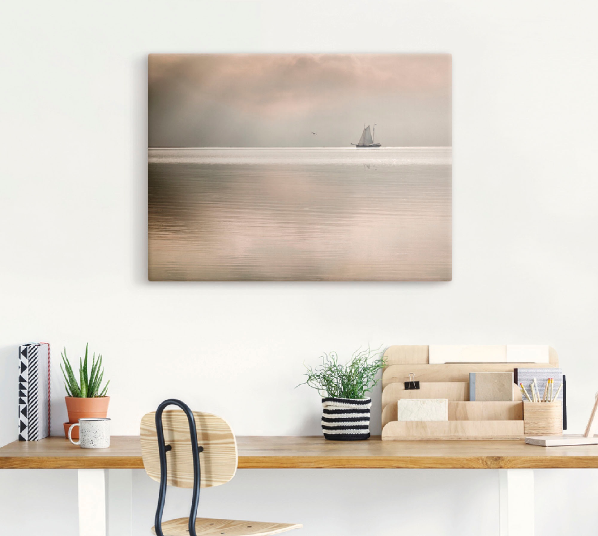 Artland Leinwandbild »Augenblicke der Ruhe...« Gewässer 1 Stk. tlg. auf Holzrahmen gespannt