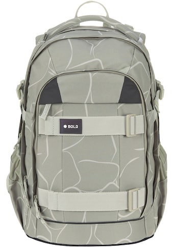 Schulrucksack »Origin Bold, curve sage«, Reflektoren