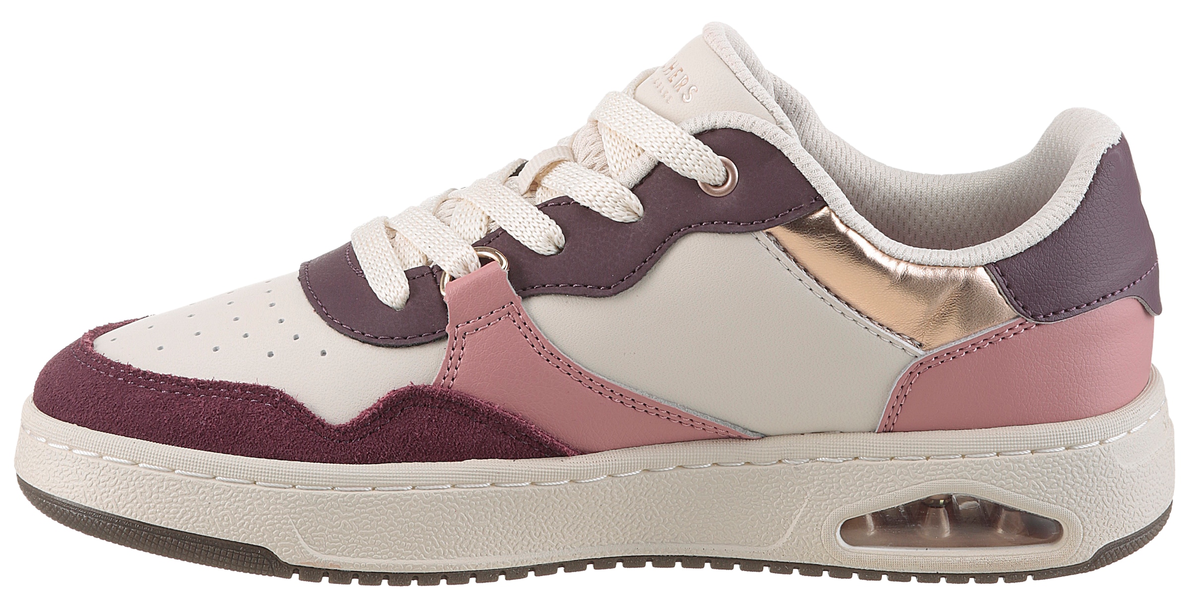 Skechers Sneaker »UNO CTL«  Retro Sneaker, Schnürschuh mit Materialmix