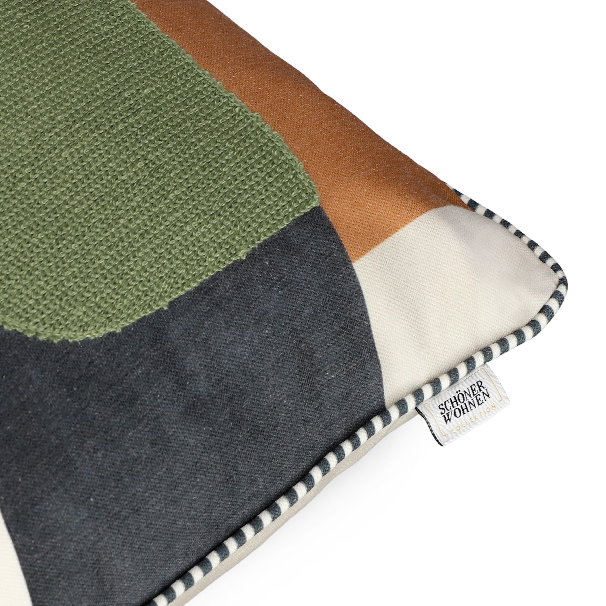 SCHÖNER WOHNEN-Kollektion Dekokissen »Vibes« mit großflächiger Stickerei