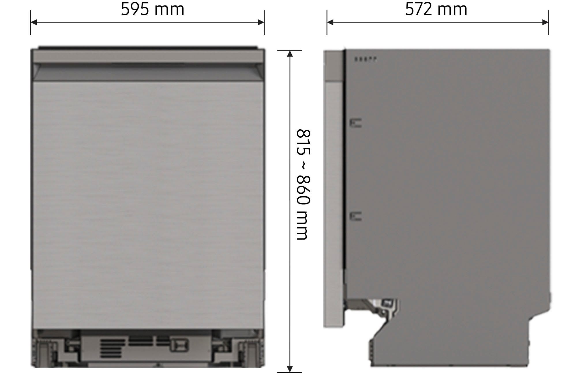 Samsung Unterbaugeschirrspüler DW8700B A »DW60CG880UB1EG«, 14 Maßgedecke