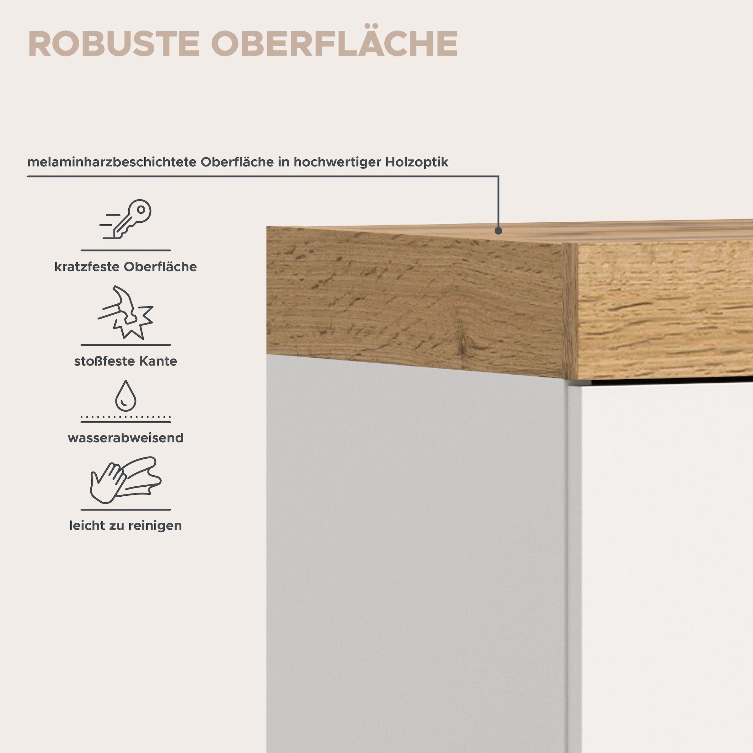 OTTO home Lowboard »MAMBO, Breite 200cm, 4 Klappen, stehend oder hängend« 2 farbige Ausführung, in verschiedenen Farben erhältlich, 1 Stk. tlg. Lowboard, TV Unterschrank, Tv-Schrank, Wohnzimmer