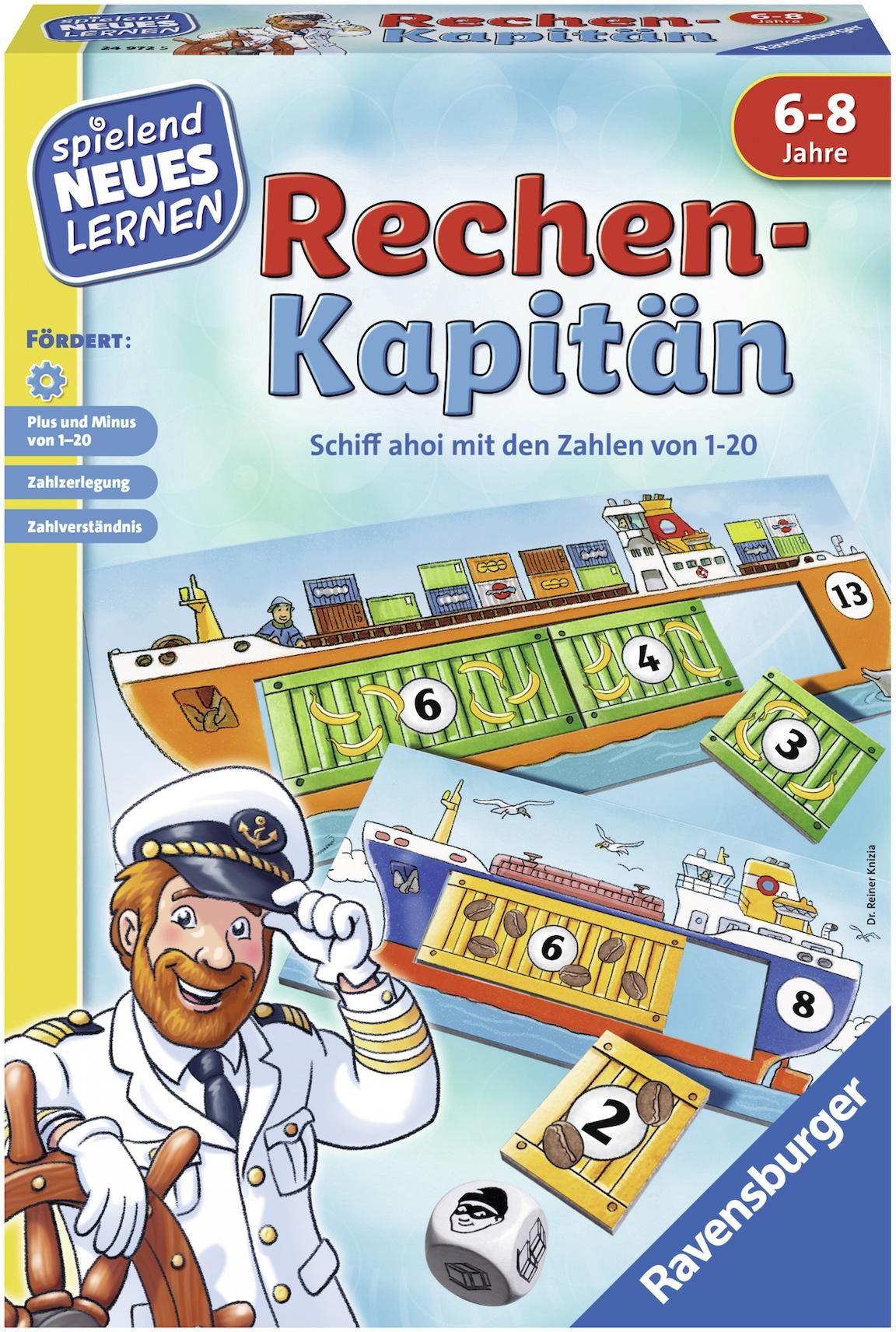 Ravensburger Spiel »Rechen-Kapitän«, Made in Europe, FSC® - schützt Wald - weltweit