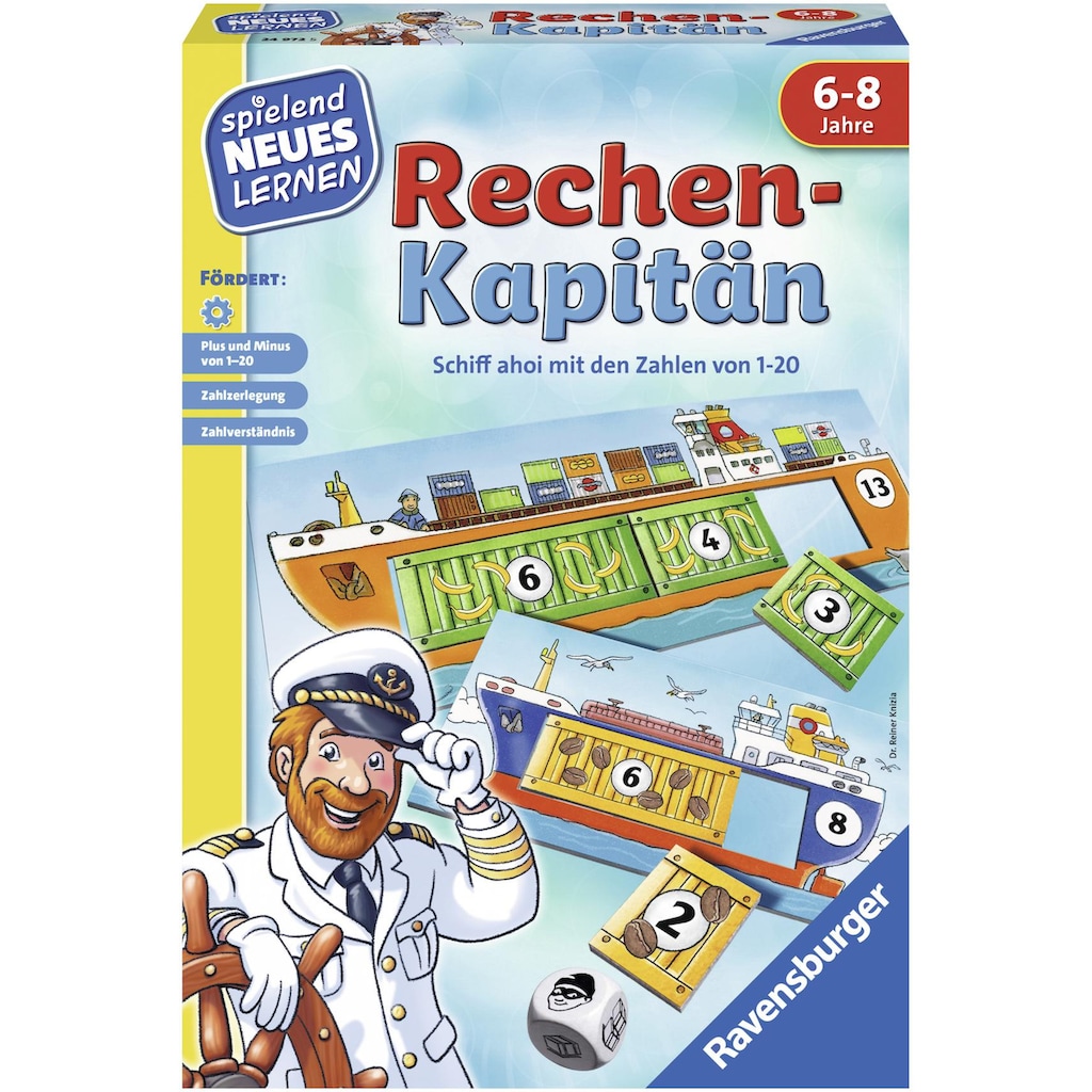 Ravensburger Spiel »Rechen-Kapitän«, Made in Europe, FSC® - schützt Wald - weltweit
