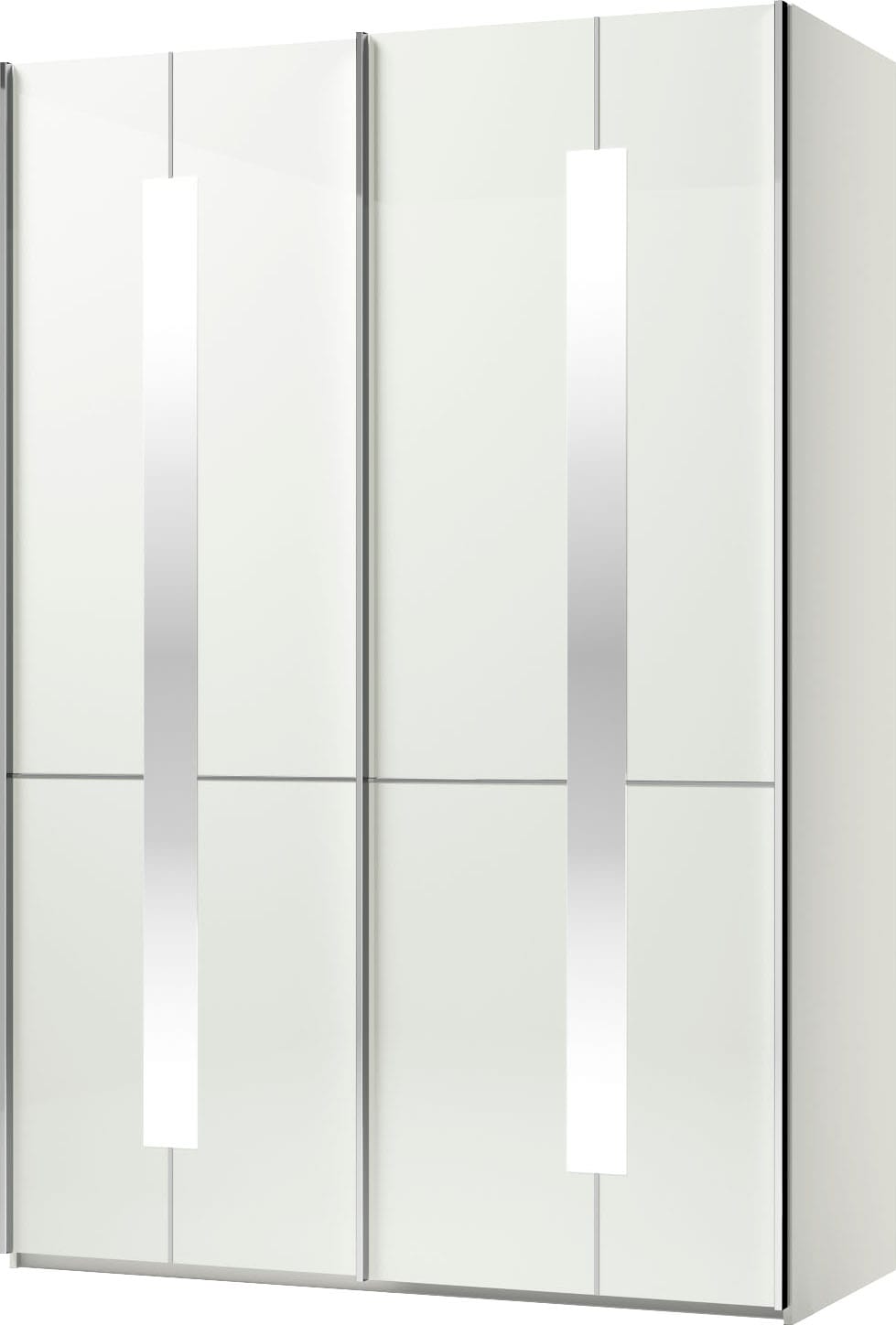 Musterring Schwebetürenschrank »Imola W«, inkl. Einlegeböden und Kleiderstangen, mit Glastüren inkl. Zierspiegel