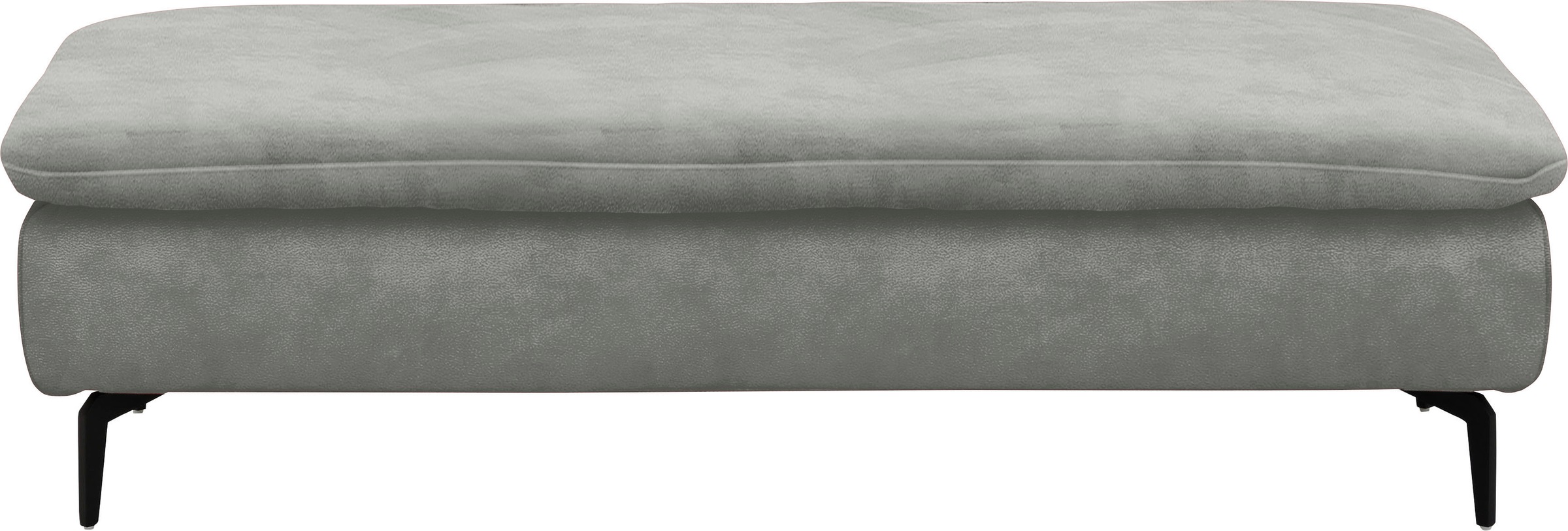 W.SCHILLIG Ecksofa »valentinoo, Designsofa, bequem, elegant und zeitlos, L-Form«, (Set), inklusive Hocker, mit Sitztiefenverstellung, Breite 299 cm