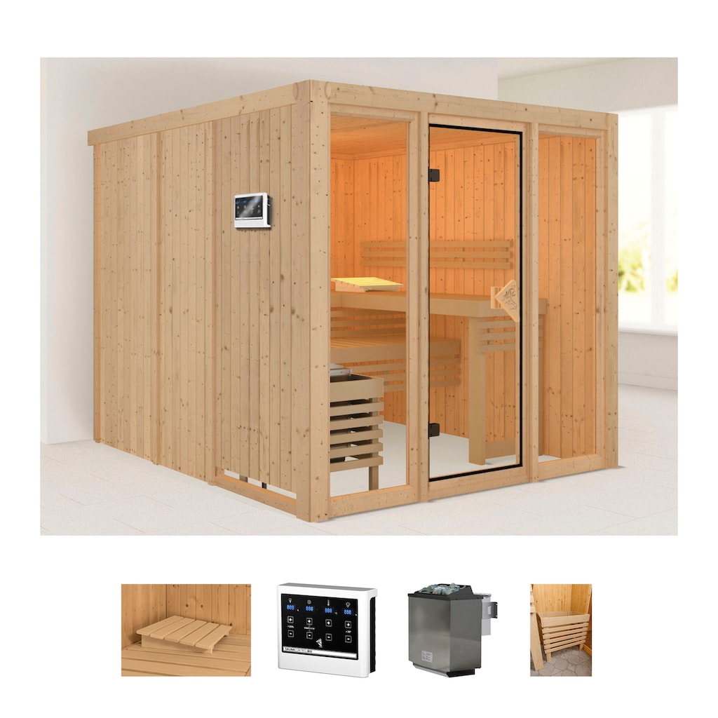 welltime Sauna »Artja«, (Set)