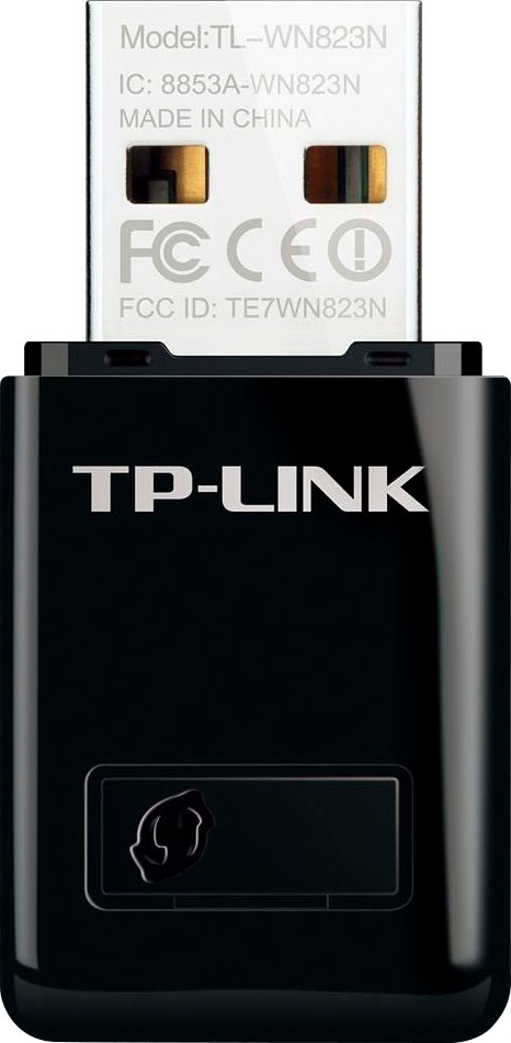 WLAN-Stick »TL-WN823N - N300 WLAN (Mini)«, (300 Mbit/s)