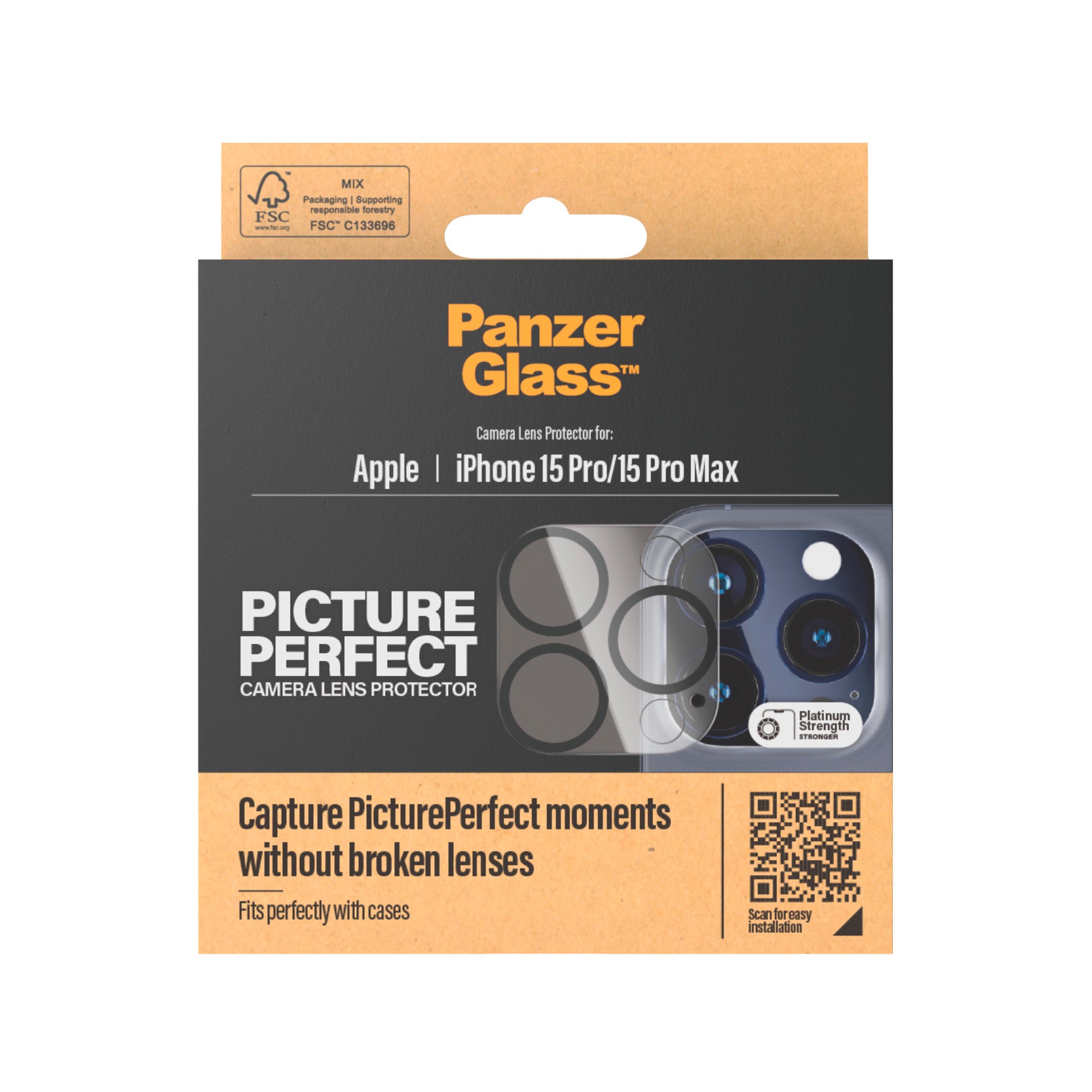 PanzerGlass Kameraschutzglas »PicturePerfect Camera Protector« für iPhone 15 Pro;iPhone 15 Pro Max