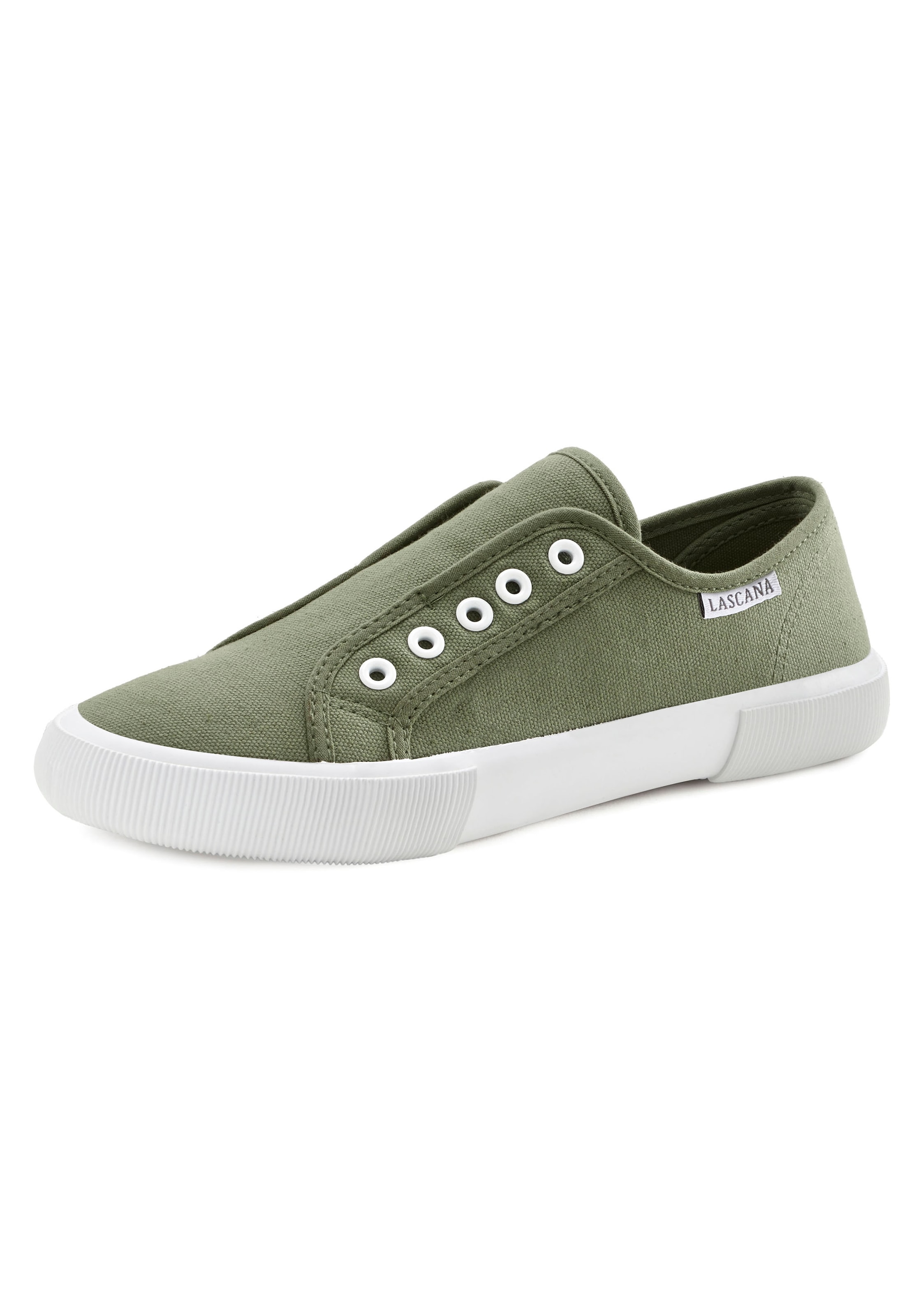 LASCANA Sneaker, Slipper, Halbschuh bequem zum Reinschlüpfen VEGAN