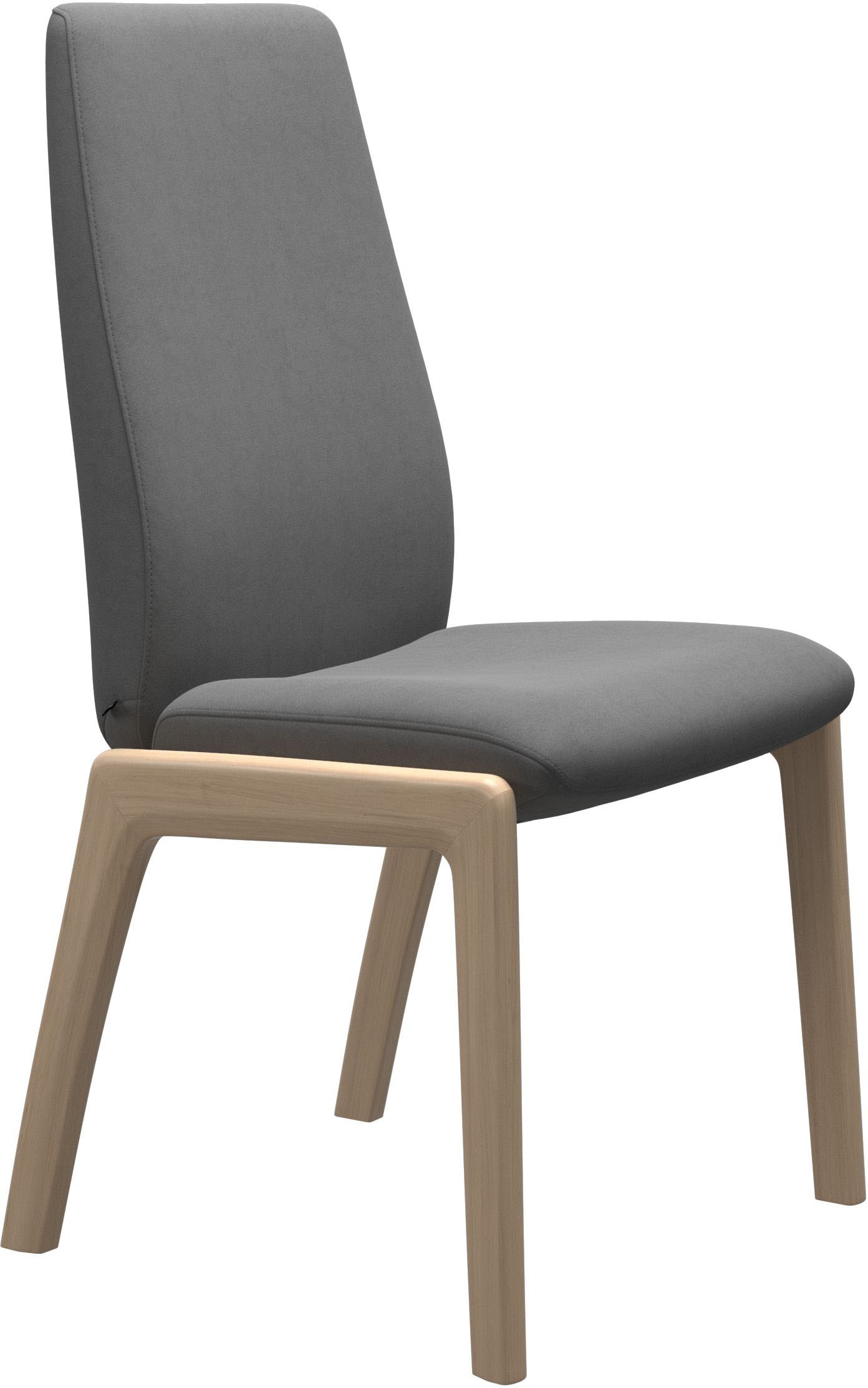 Stressless® Polsterstuhl »Laurel«, Microfaser DINAMICA, High Back, Größe L, mit abgerundeten Beinen in Schwarz
