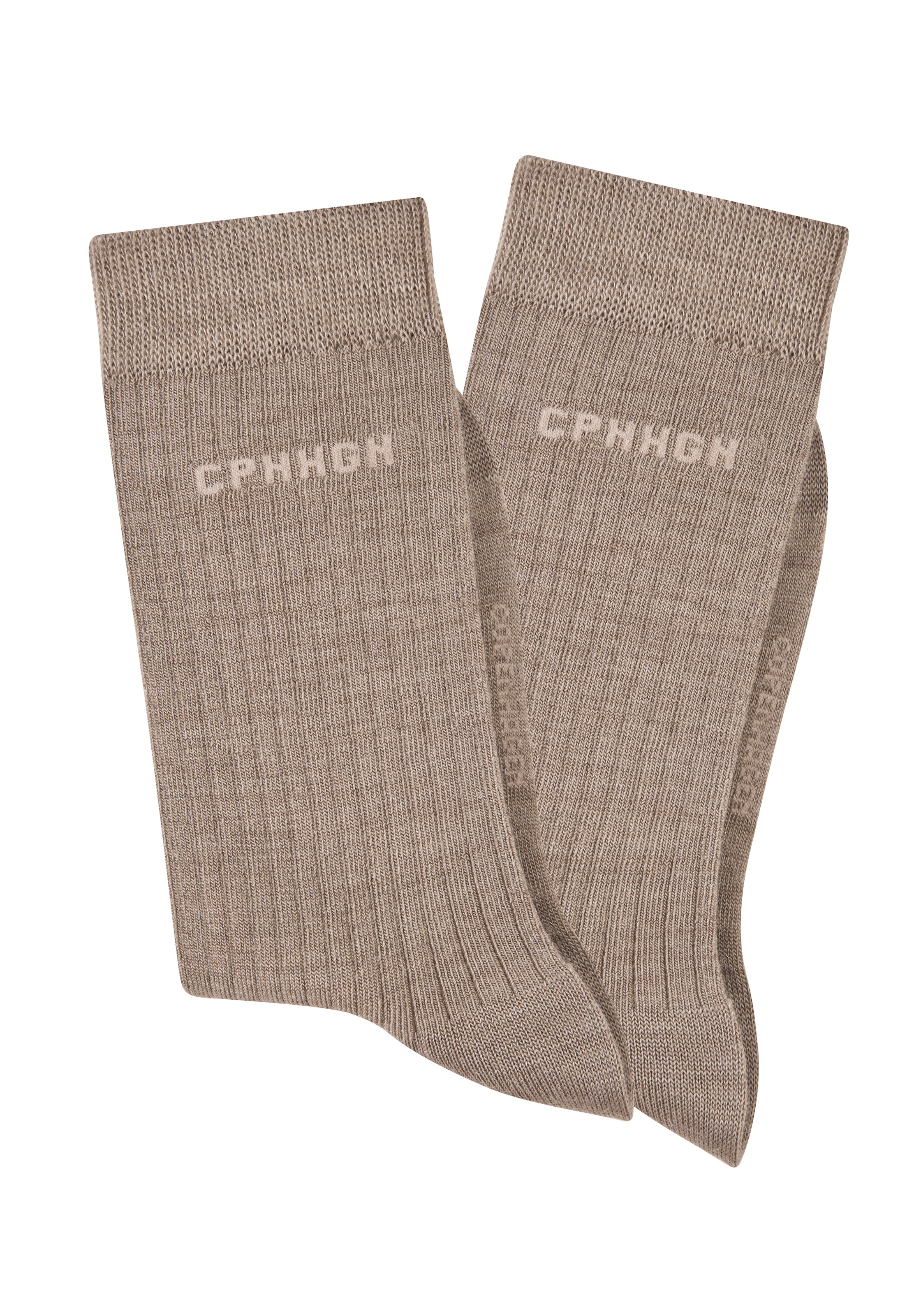 Copenhagen Studios Basicsocken Packung, 2 Paar tlg. gerippt, mit wärmender Wolle