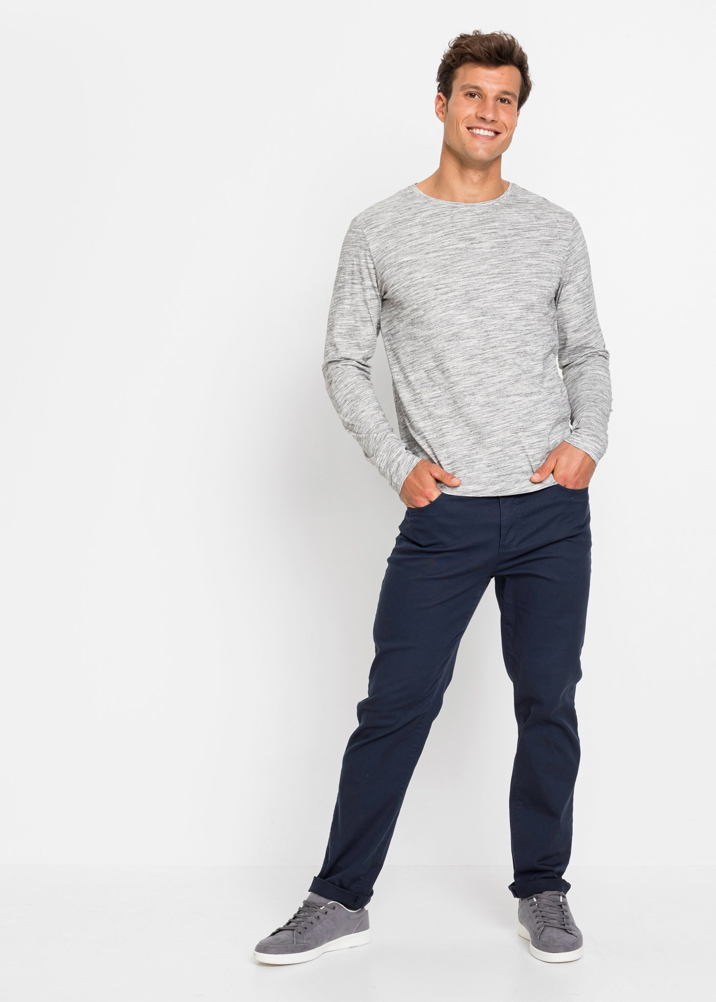 bonprix Langarmshirt Packung, 2 tlg.