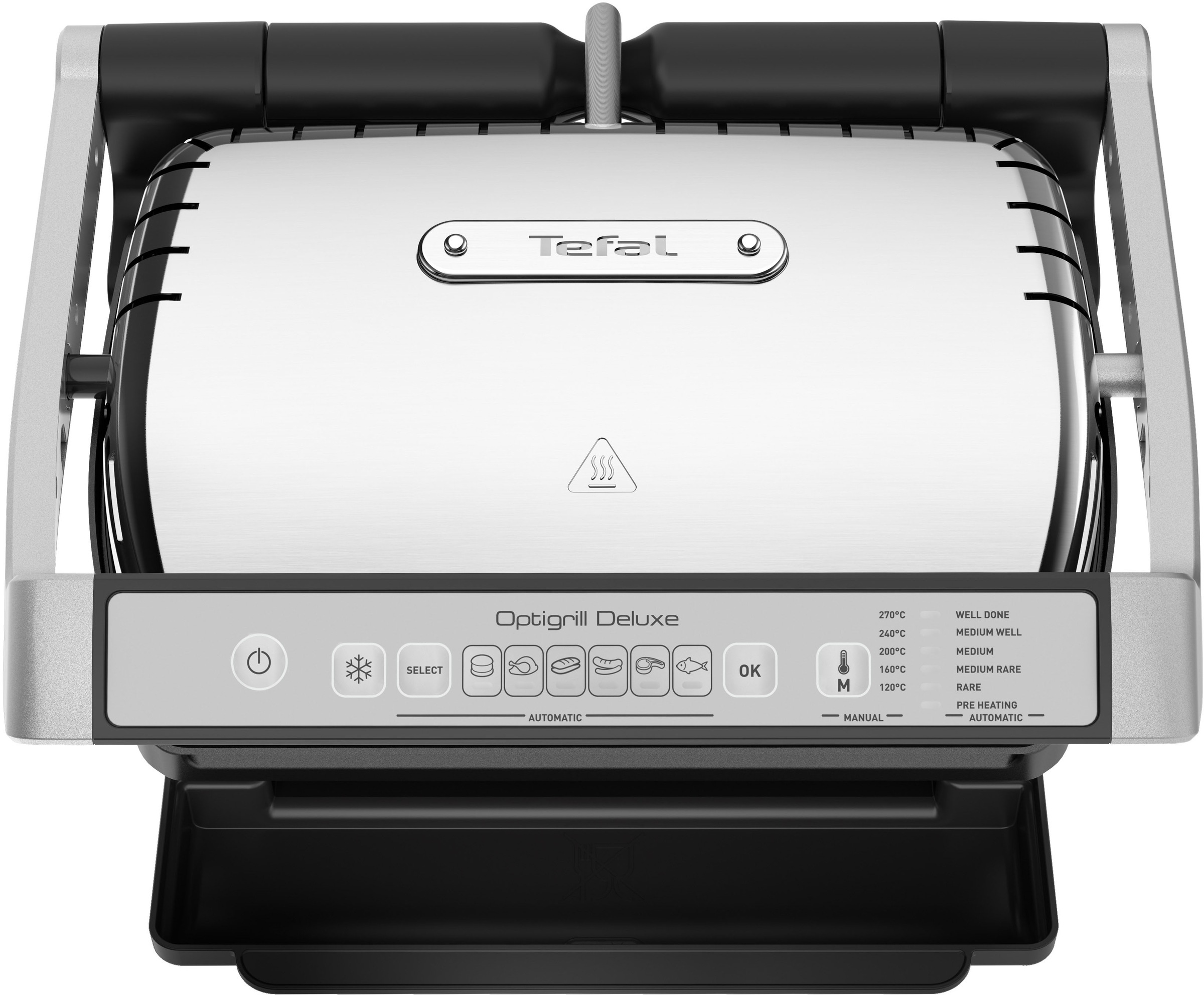 Tefal Kontaktgrill »GC707D OptiGrill Deluxe«, 2000 W, 6 Programme