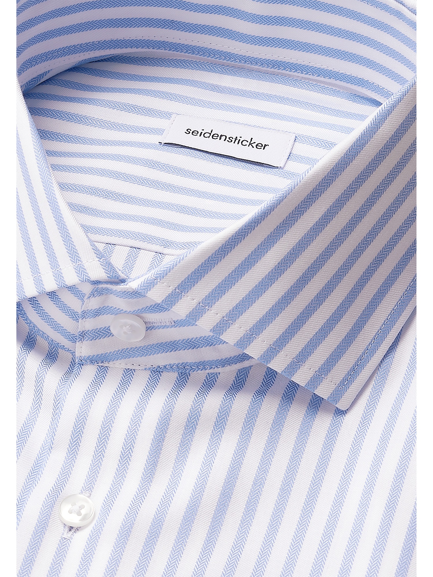 seidensticker Businesshemd »Schwarze Rose« Slim 1/1 Kentkragen Gestreift