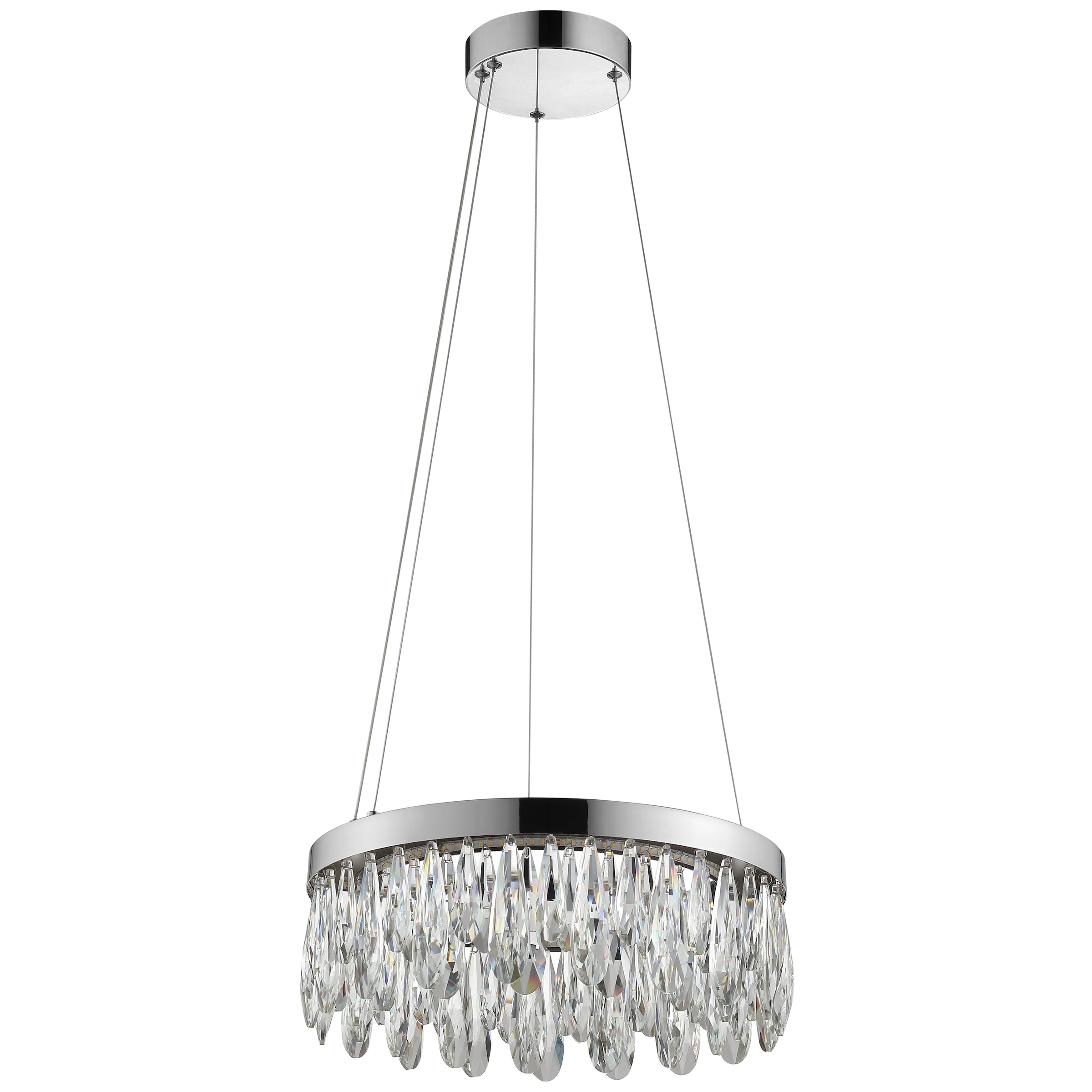 lumiCouture LED Pendelleuchte »Celestia« LED-Modul 1 Stk. Warmweiß H. 150 cm, 2700 K, K9-Kristalle, dimmbar