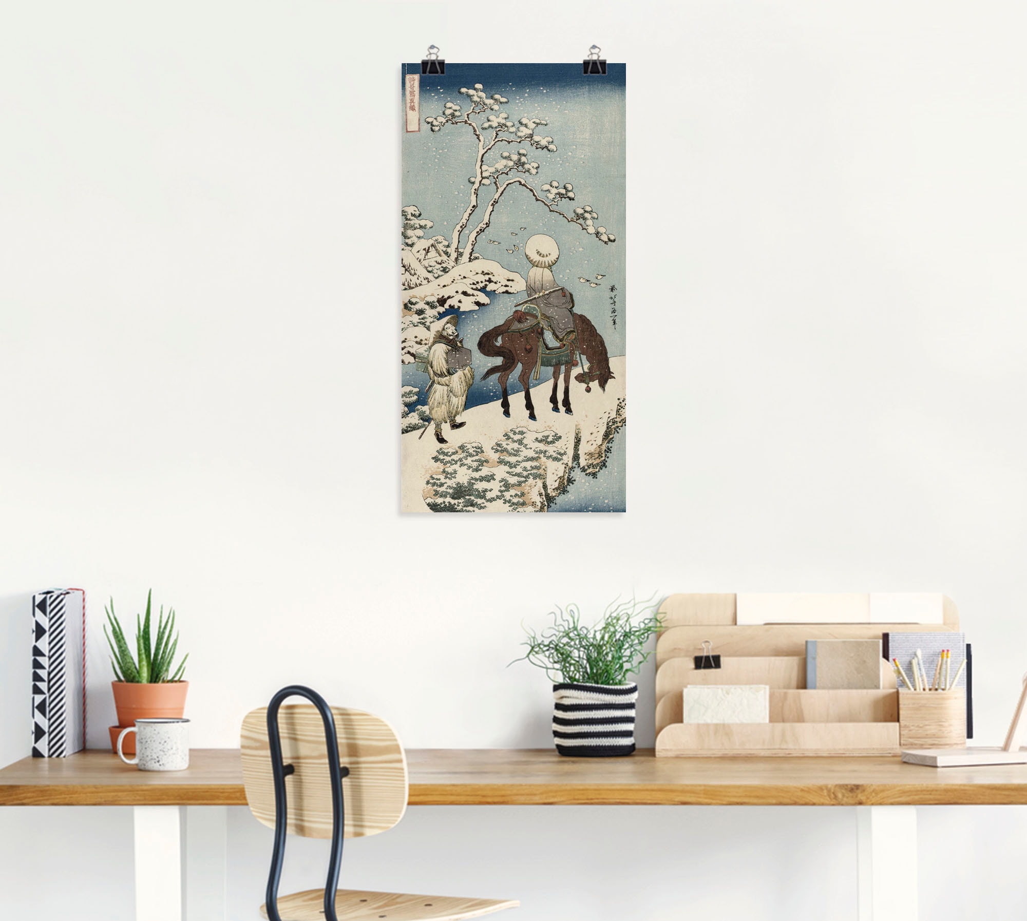 Artland Kunstdruck »Der chinesische Dichter Su Dongpo«, Mann, (1 St.), als Leinwandbild, Wandaufkleber oder Poster in versch. Größen