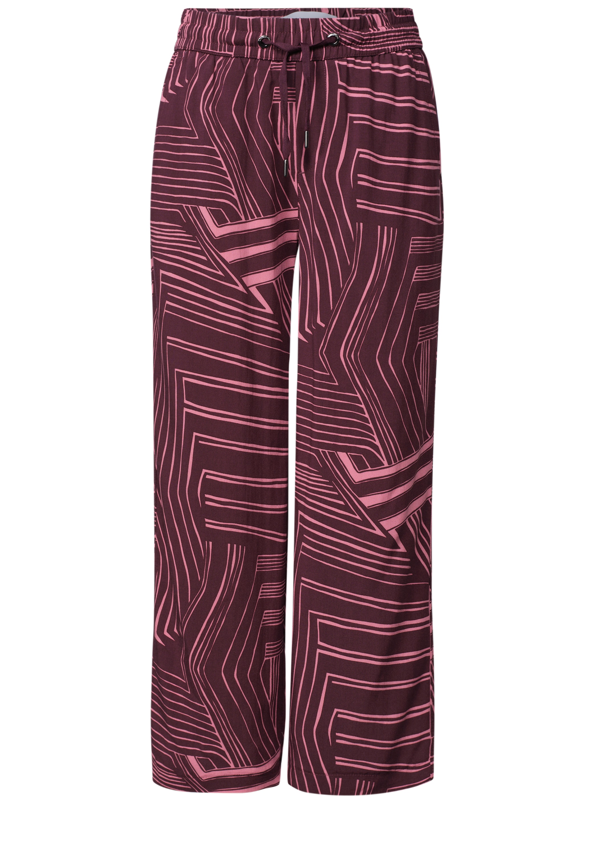 STREET ONE Culotte »Style Emee«  7/8 High Waist Culotte - Sommerhose -  mit Muster