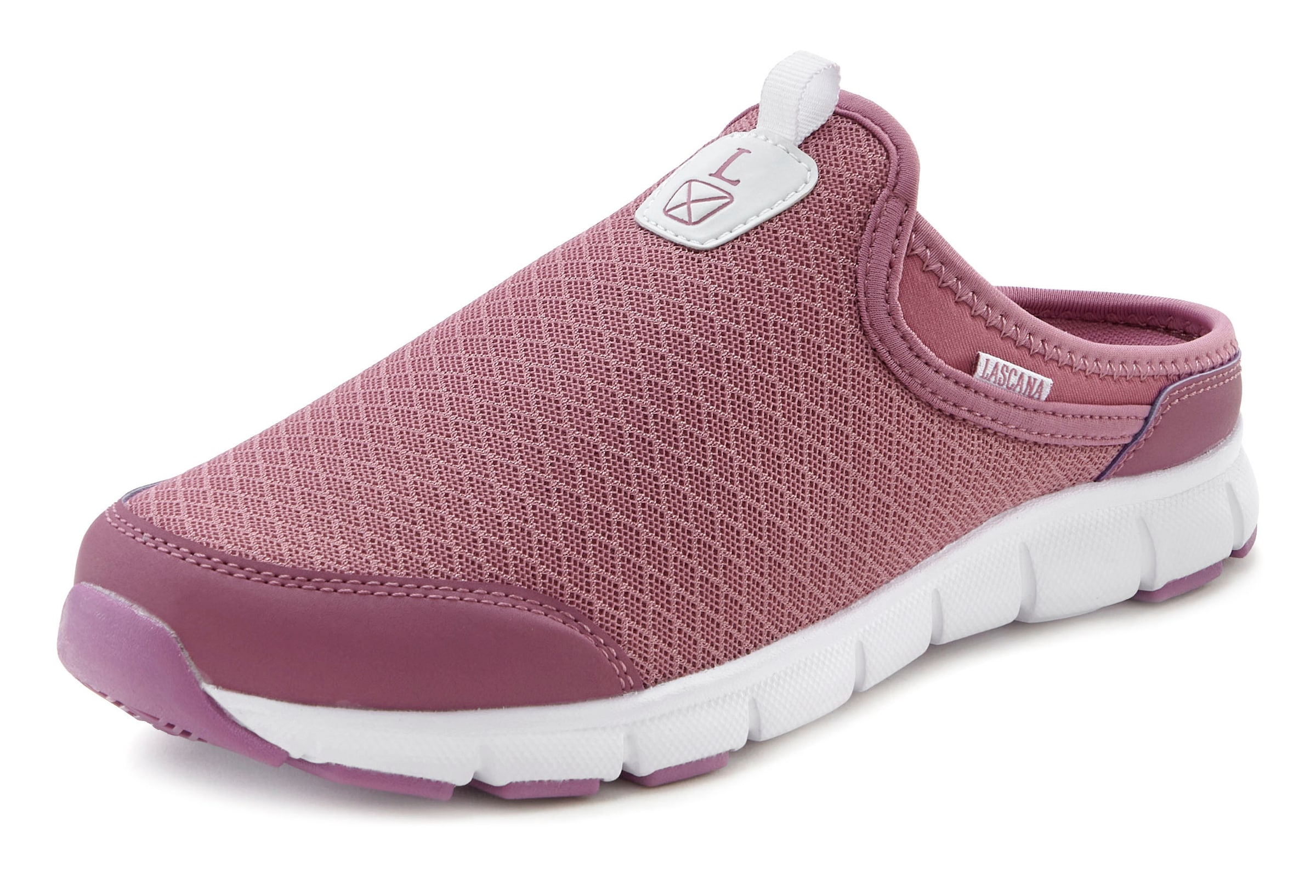 LASCANA Slip-On Sneaker, Sabot aus leichtem Mesh-Material