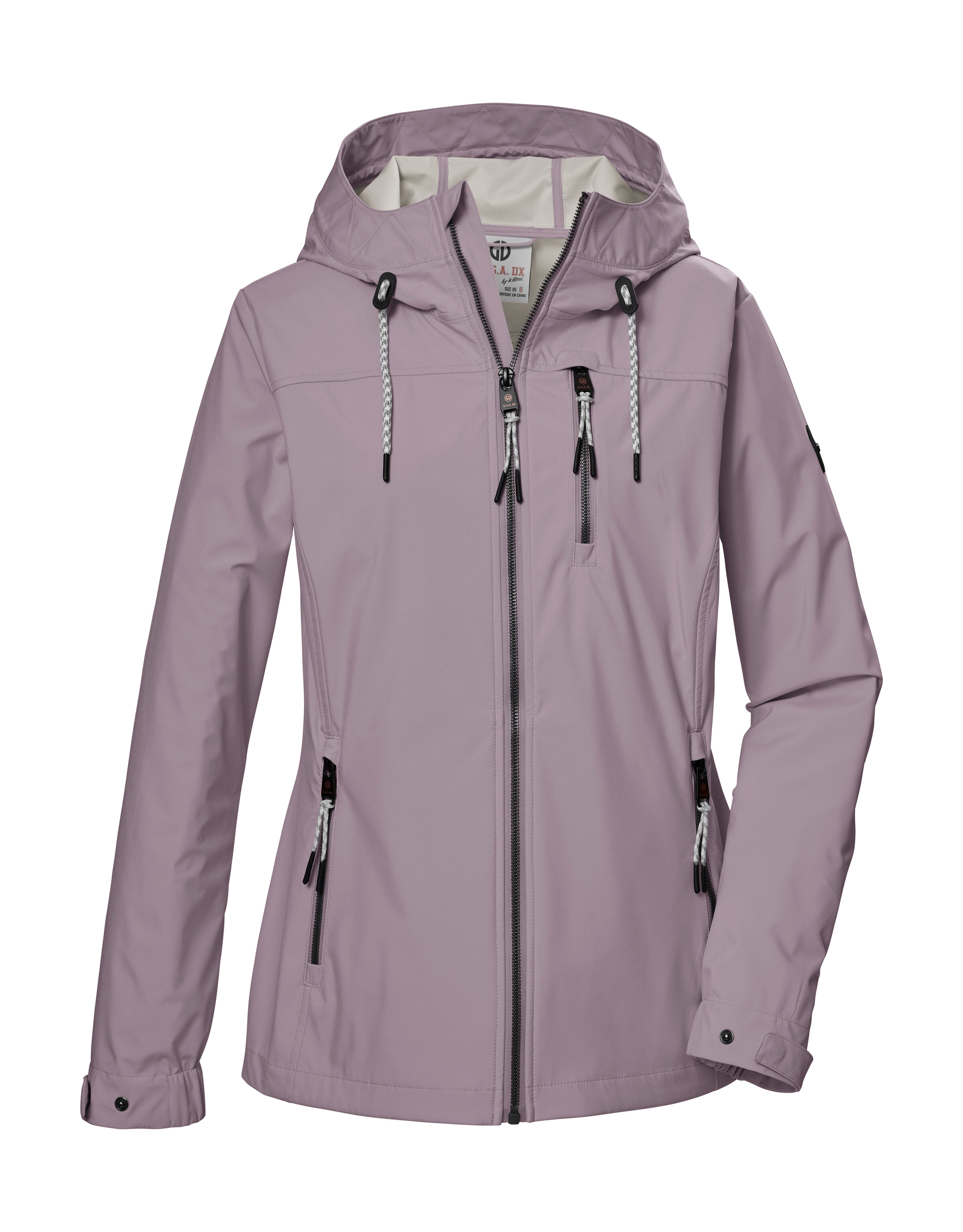 G.I.G.A. DX by killtec Softshelljacke »GS 74 WMN SFTSHLL JCKT« Damen Softshelljacke, wasserabweisend, winddicht, pflanzenbasiert