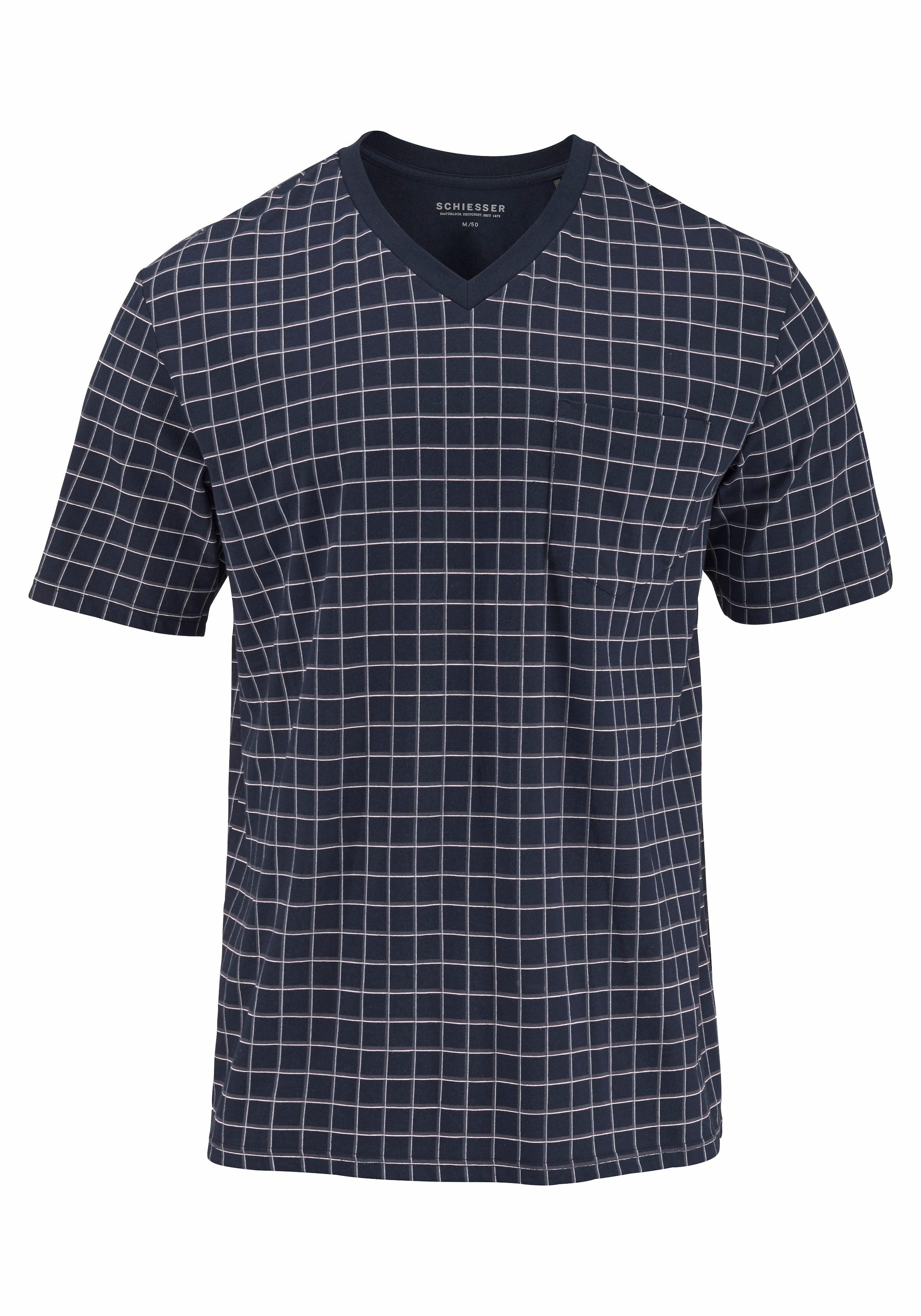 Schiesser Shorty »"Dark Sapphire"«, (2 tlg.), mit angenehm weicher Single-Jersey-Qualität