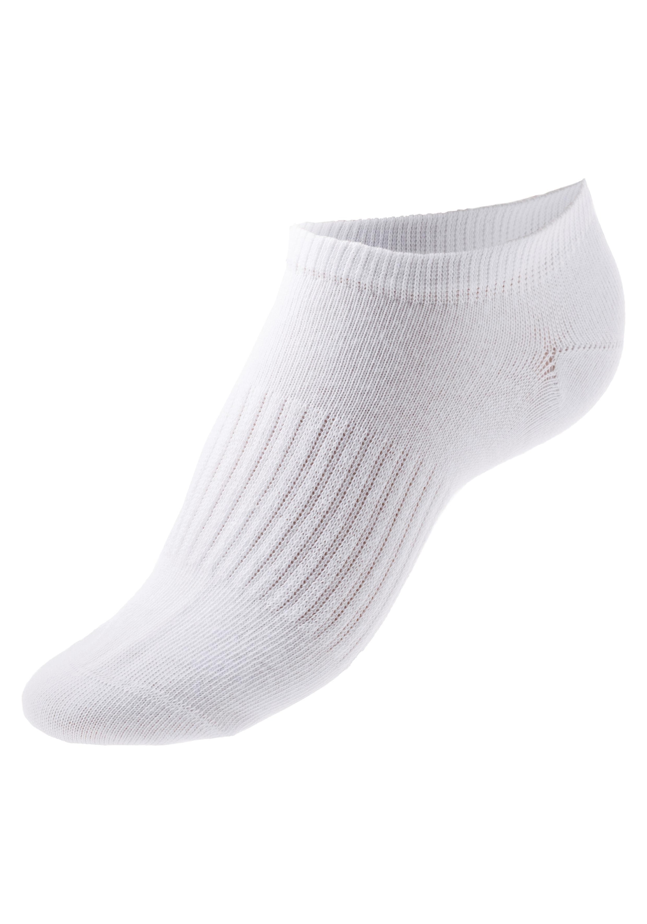 LASCANA ACTIVE Sneakersocken, (Set, 7 Paar), mit Mittelfußgummi