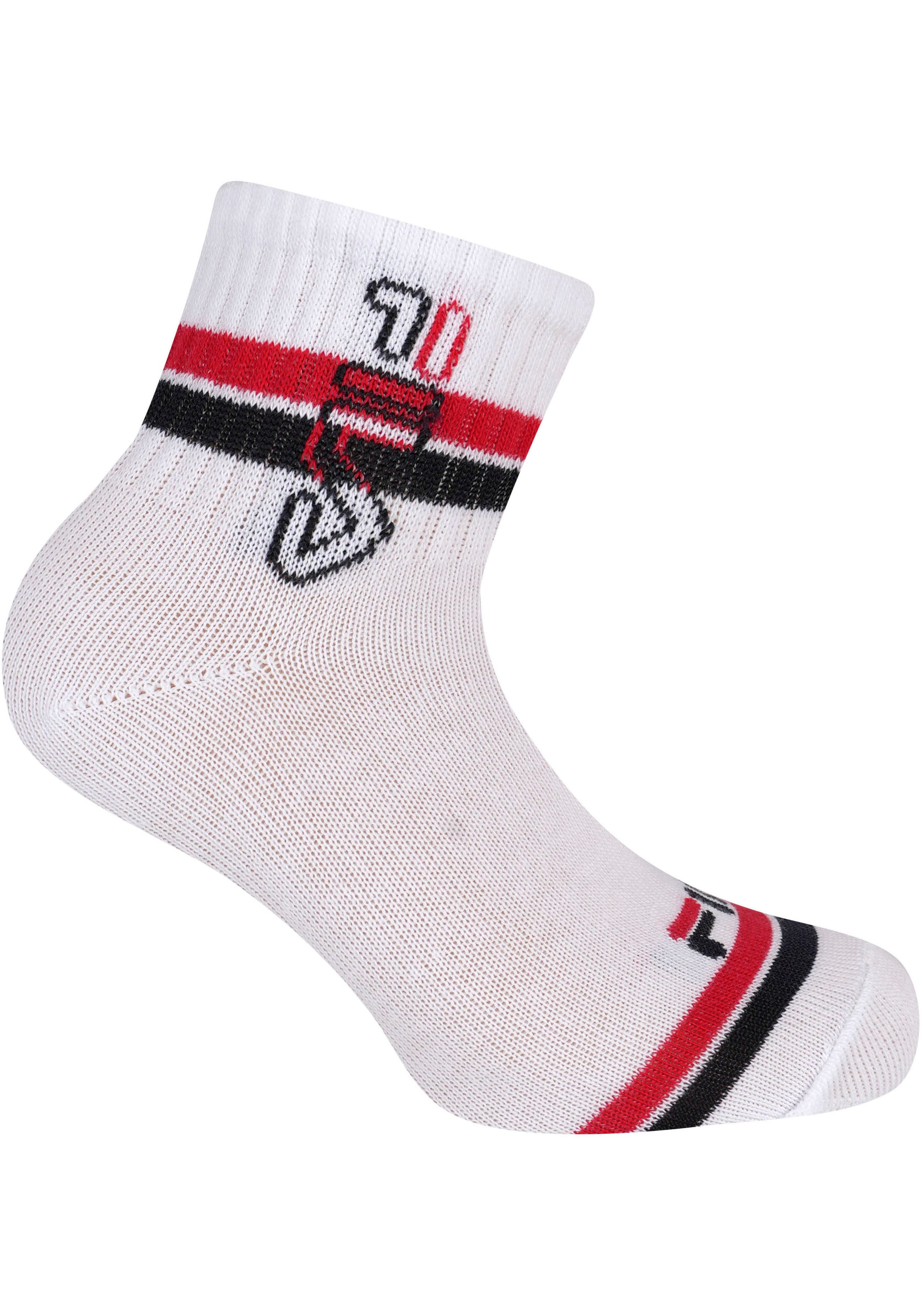 Fila Kurzsocken »JUNIOR BOY QUARTER SOCKS«, (6 Paar), sportliches Design mit dynamischen Streifen