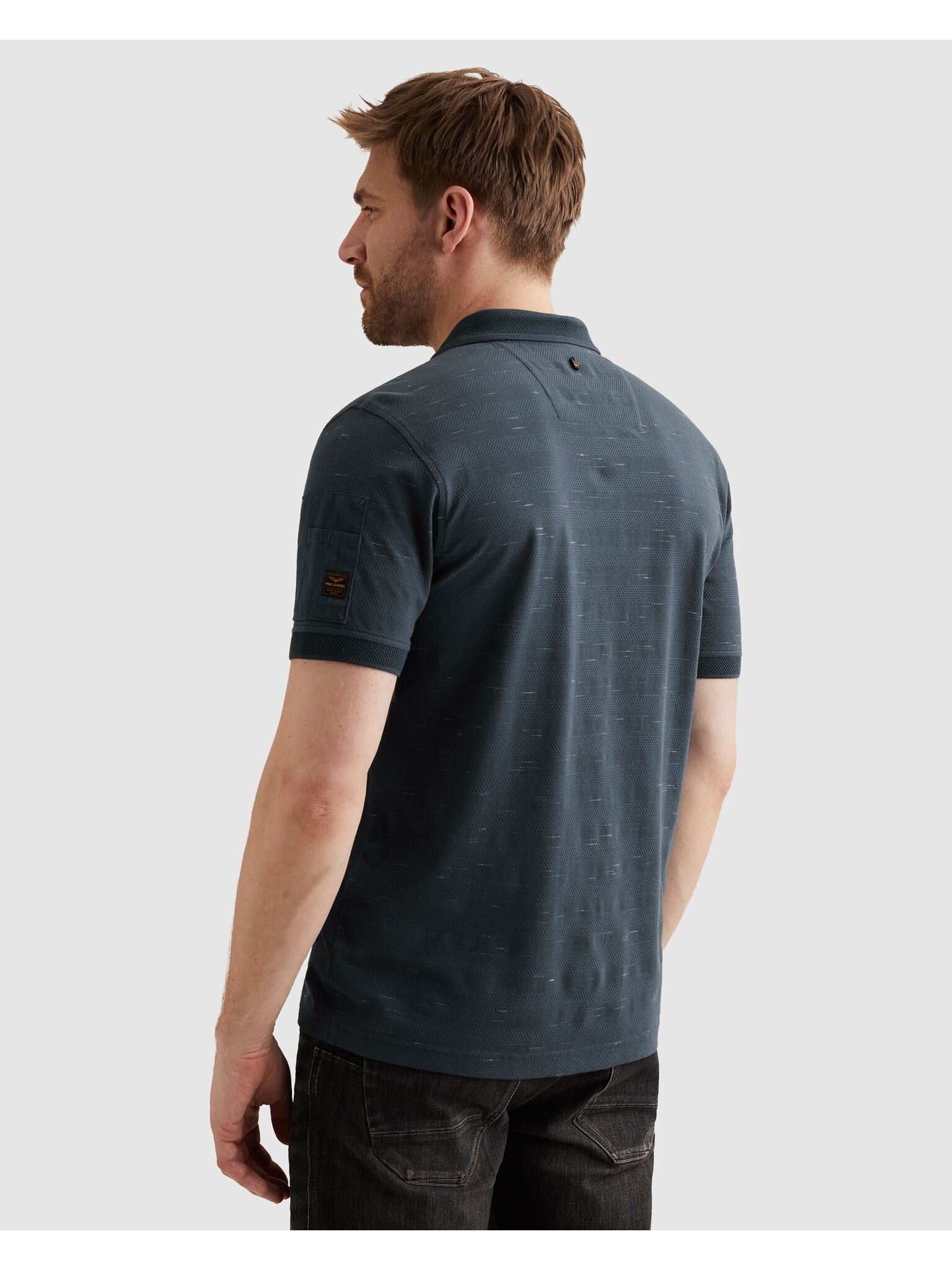 PME LEGEND Poloshirt mit Logo Stickerei