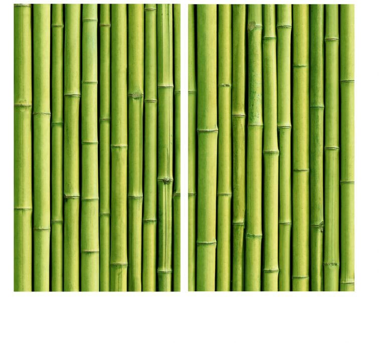Wall-Art Herd-Abdeckplatte »Küche Herdabdeckplatte Bambus«, (Set, 2 tlg.), moderne Schutzplatte