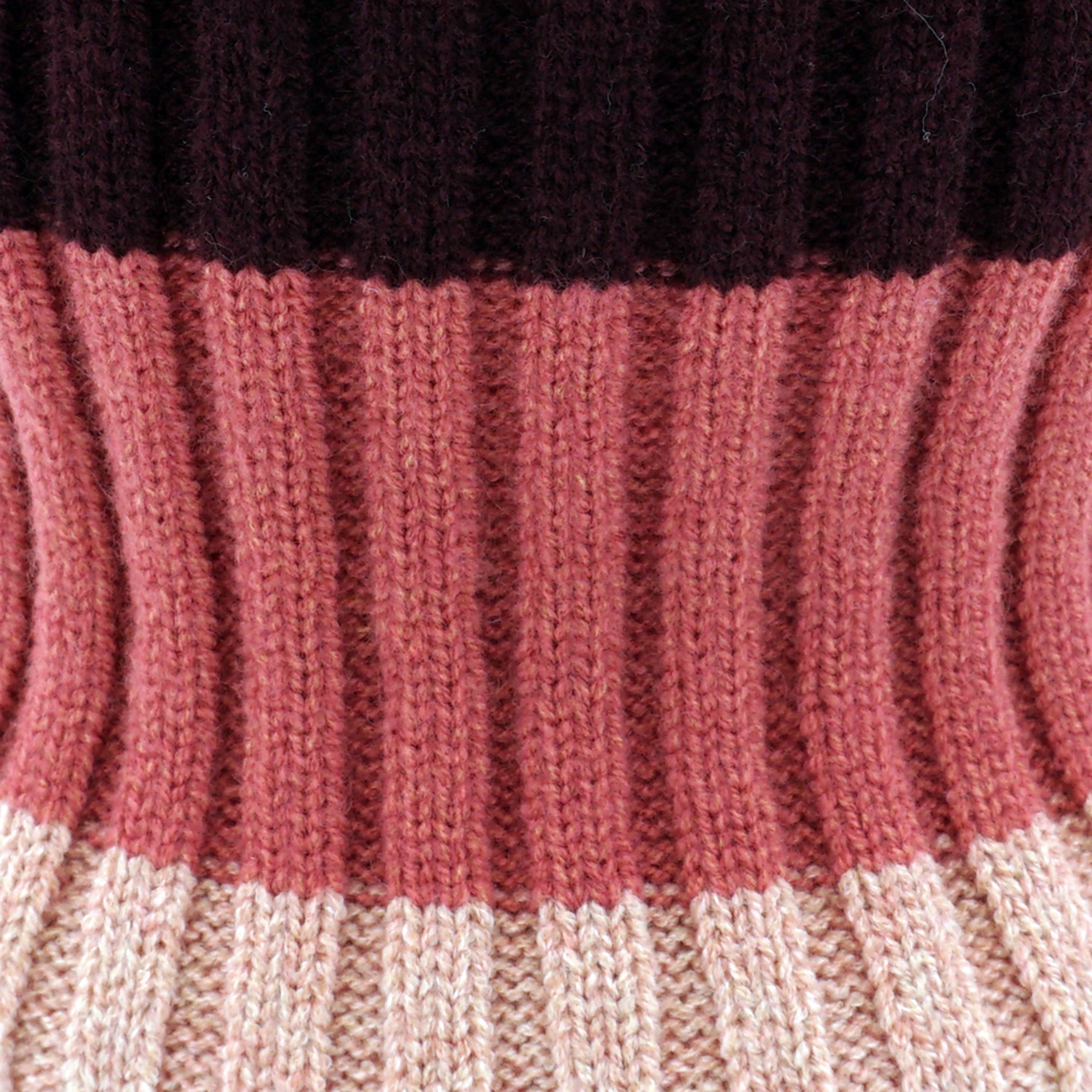 MAXIMO Loop Materialmix, gefüttert, wärmend, Rippstruktur, bequem, weich