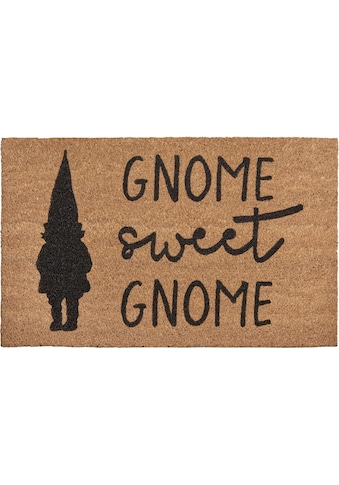 Fußmatte »Mix Mats Kokos Sweet Gnome«, rechteckig