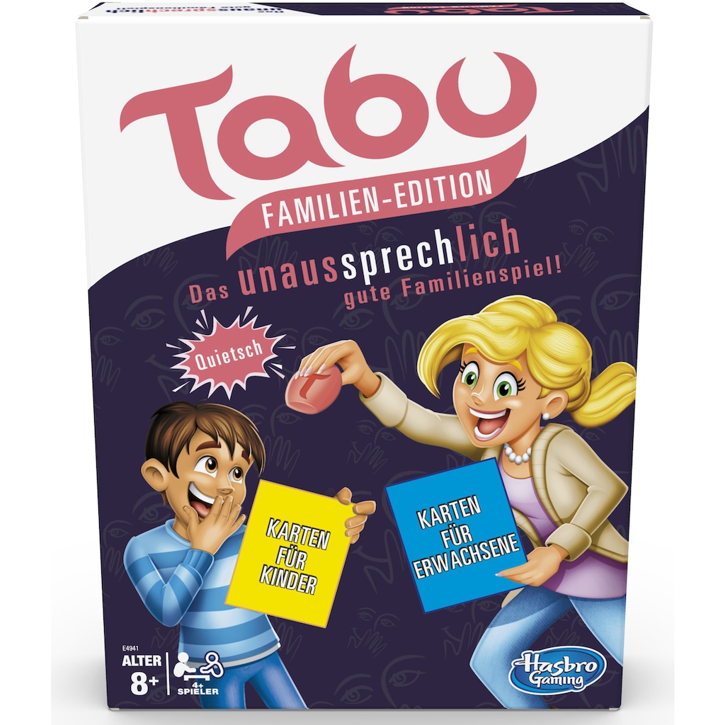 Hasbro Spiel »Tabu Familien-Edition«, das unaussprechlich gute Familienspiel; Made in Europe